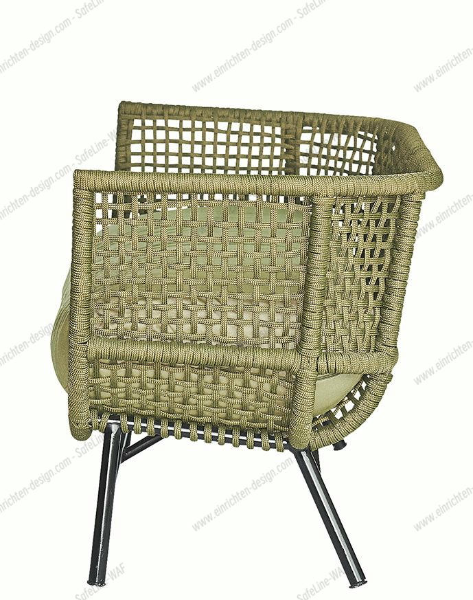 Suka Lounge Armchair Outdoor Jan Kurtz Olive