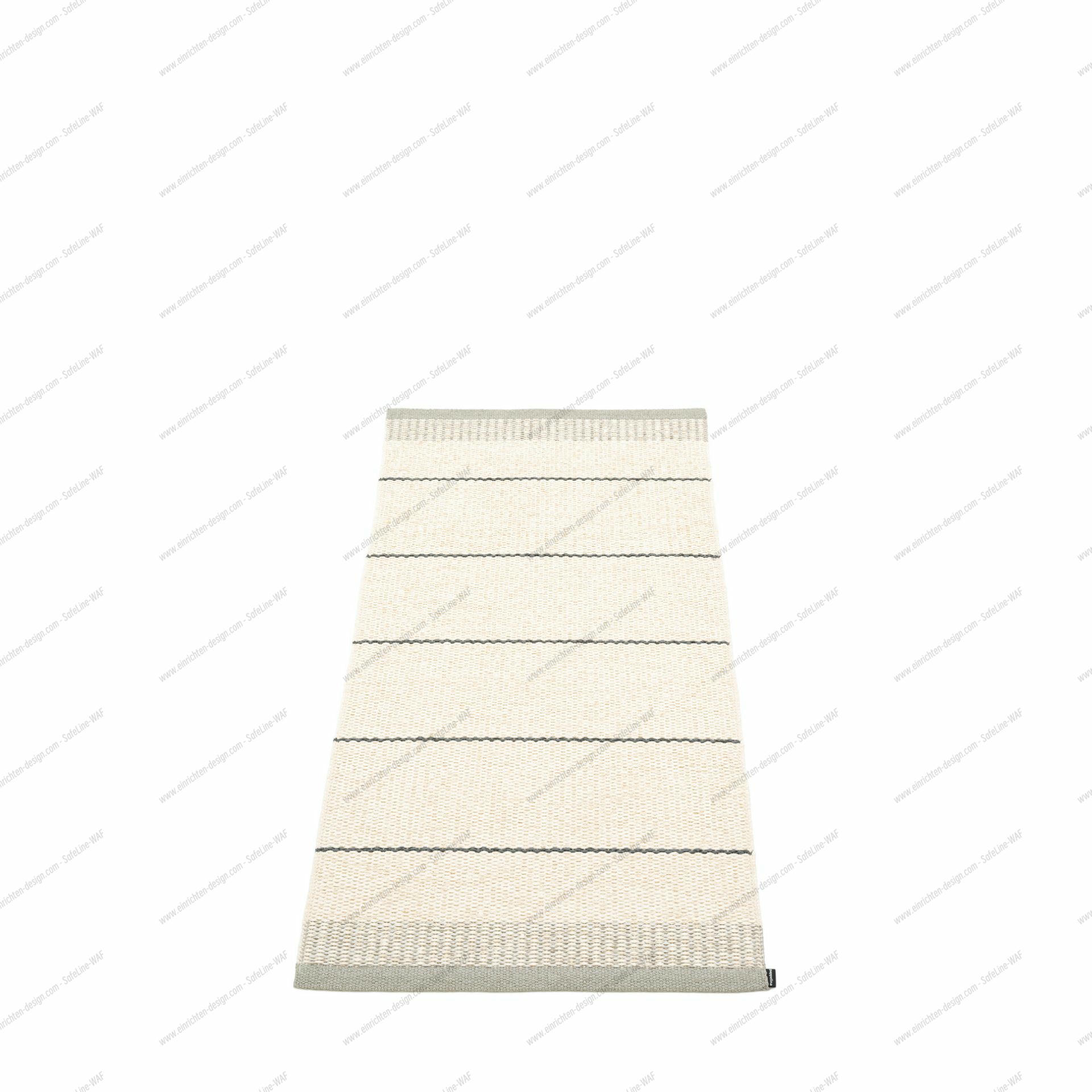 Belle Plastic Carpet 60x125 cm Pappelina Warm grey