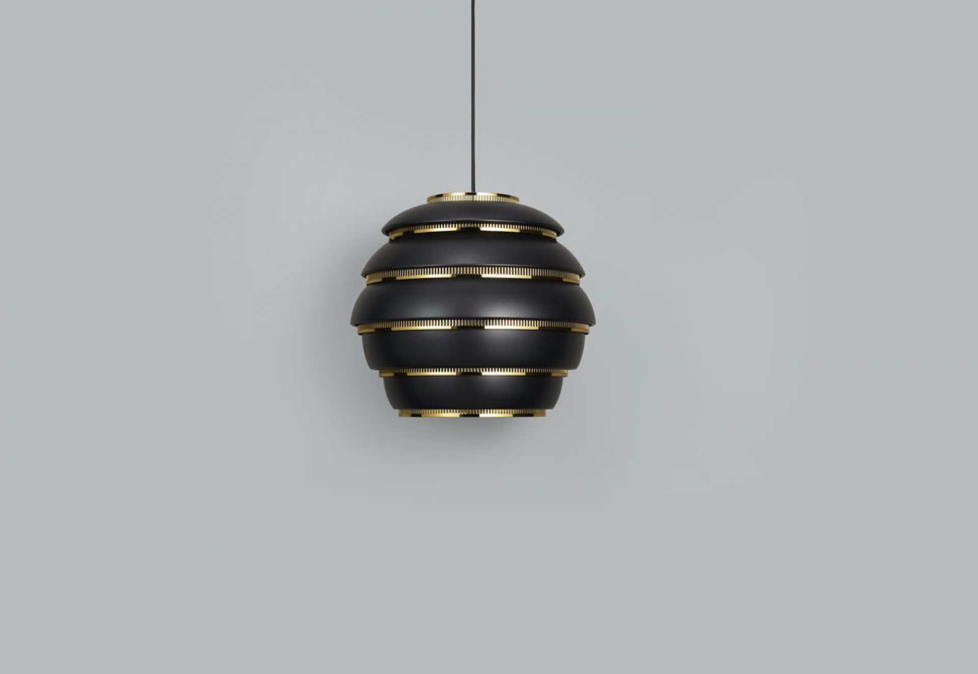 A331 Beehive Pendant light black Artek QUICK SHIP