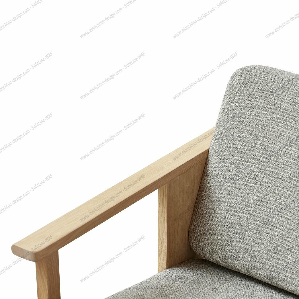 Block Lounge Chair Armchair Cover Gabriel Form & Refine White Oak