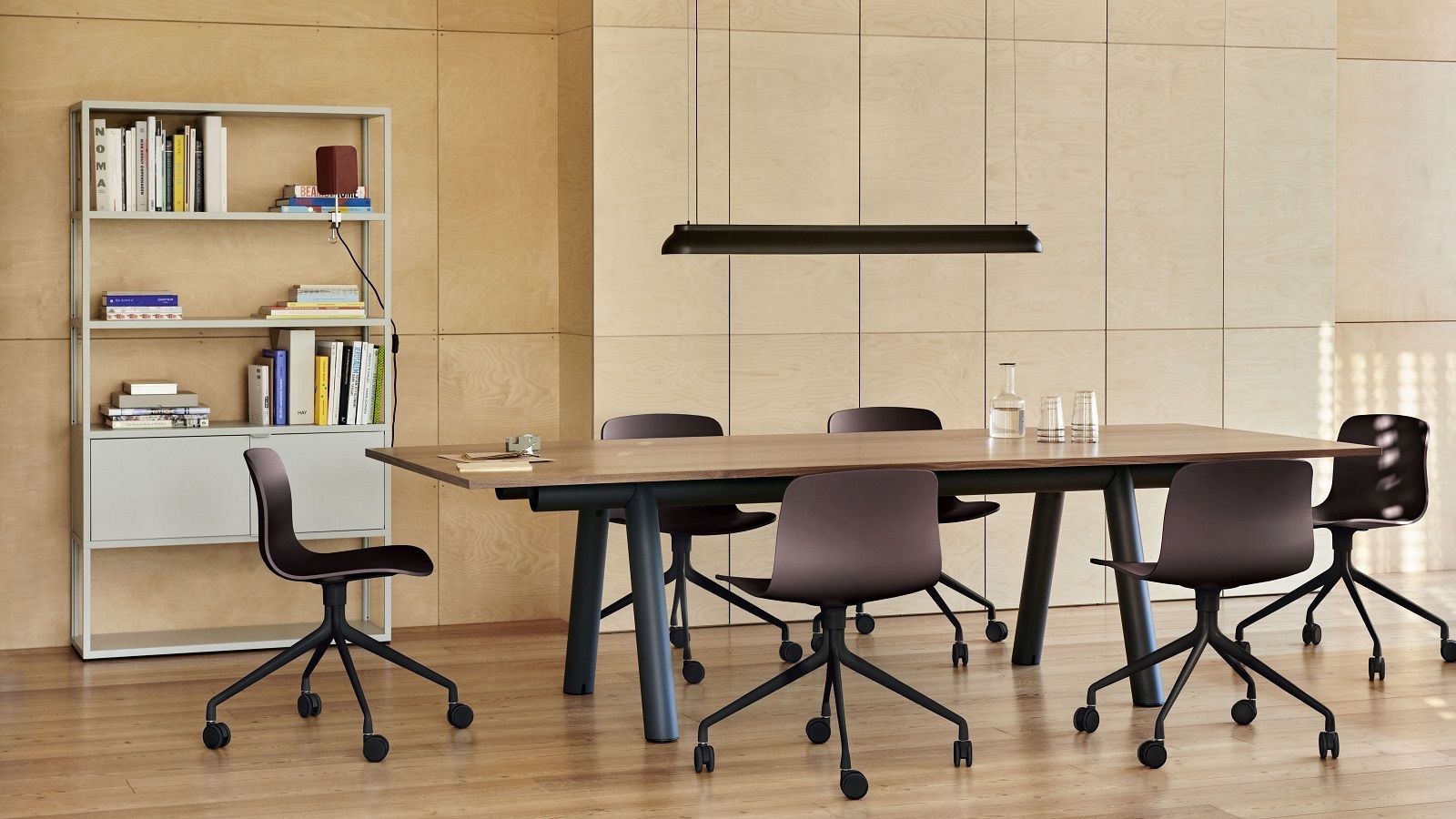 Boa Table Table / conference table W 350 x D 128 x H 75 cm Hay  