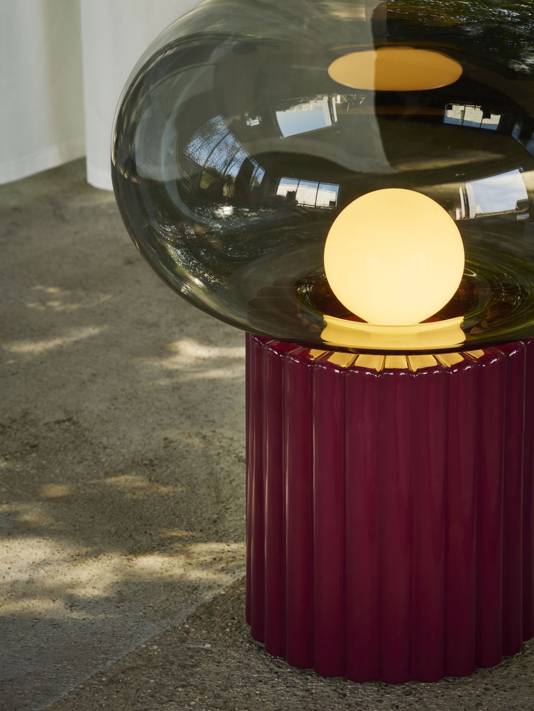 Fungi Floor Lamp Wine red Favius