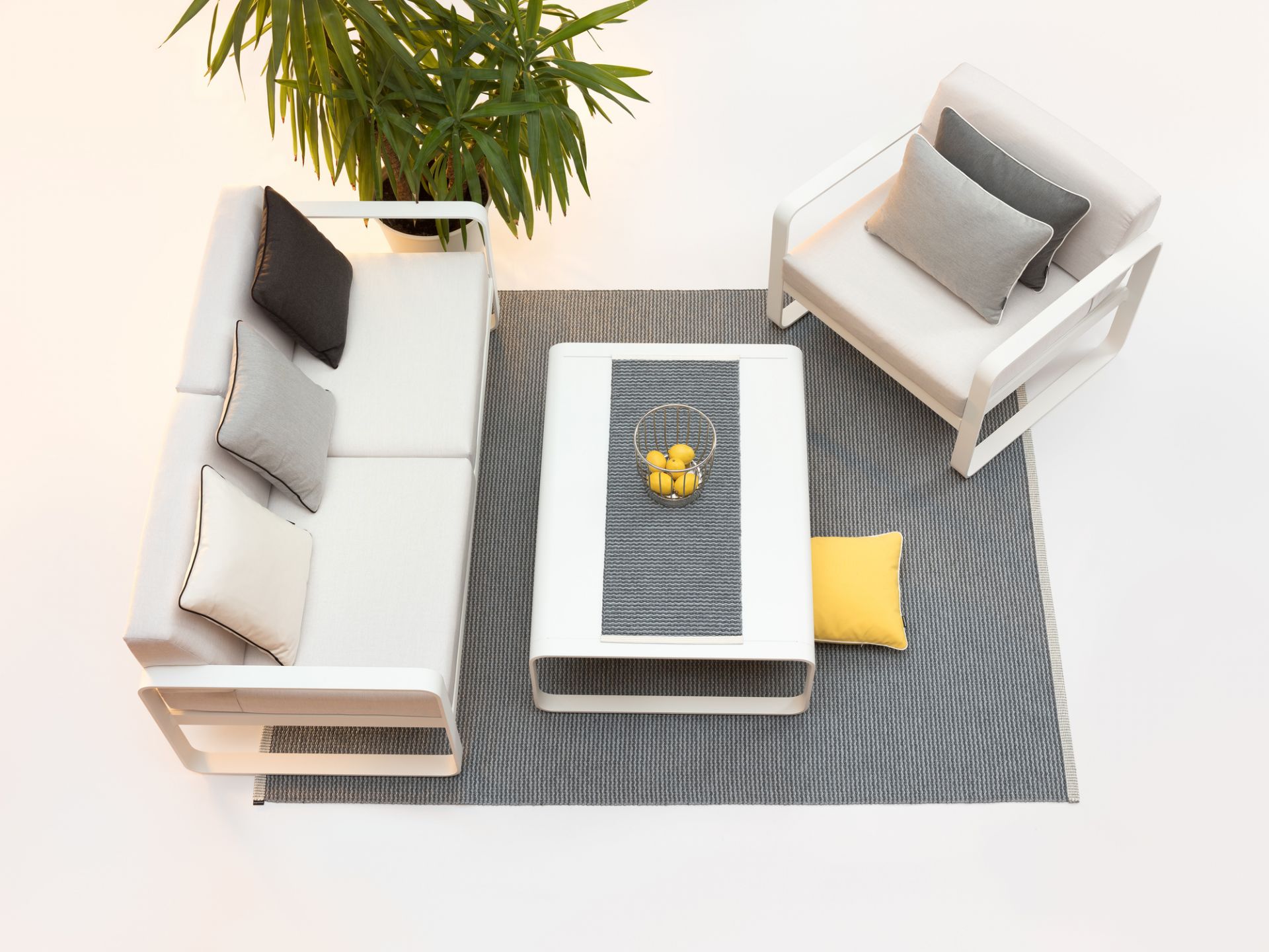 Mono Plastic Carpet 140x200 Pappelina Granit