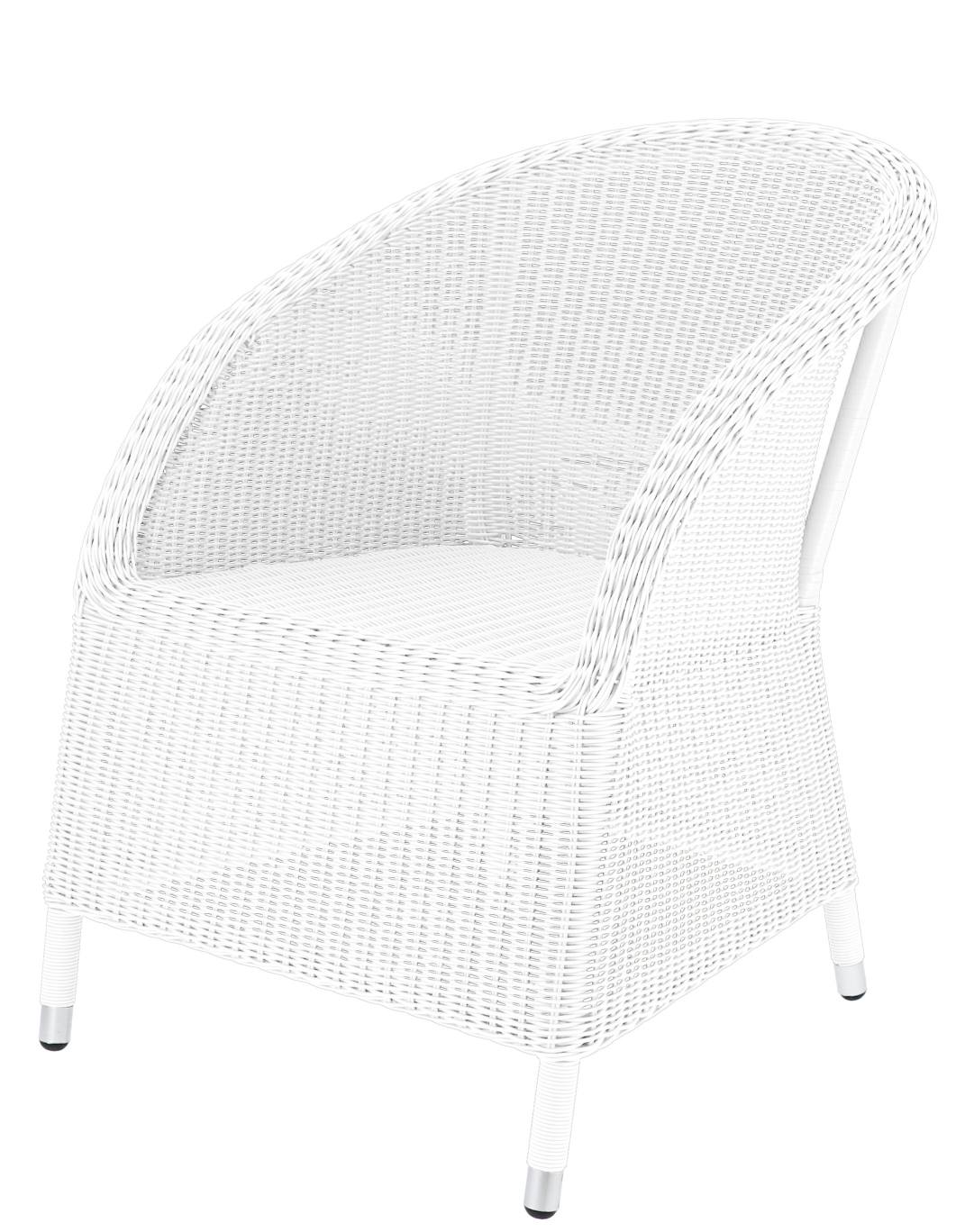 Romantic Armchair Outdoor Jan Kurtz White