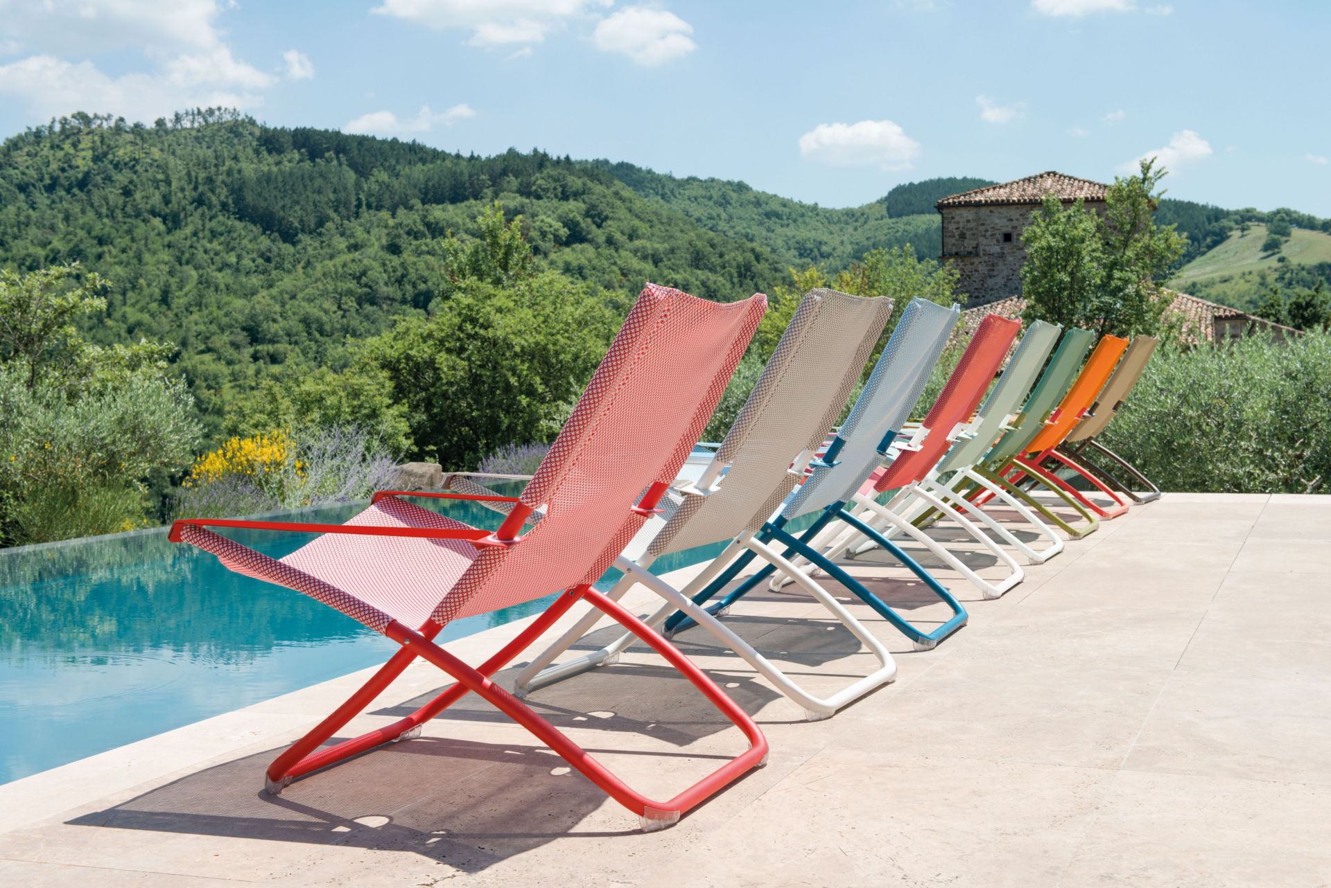 Snooze Deckchair Emu matt white - white