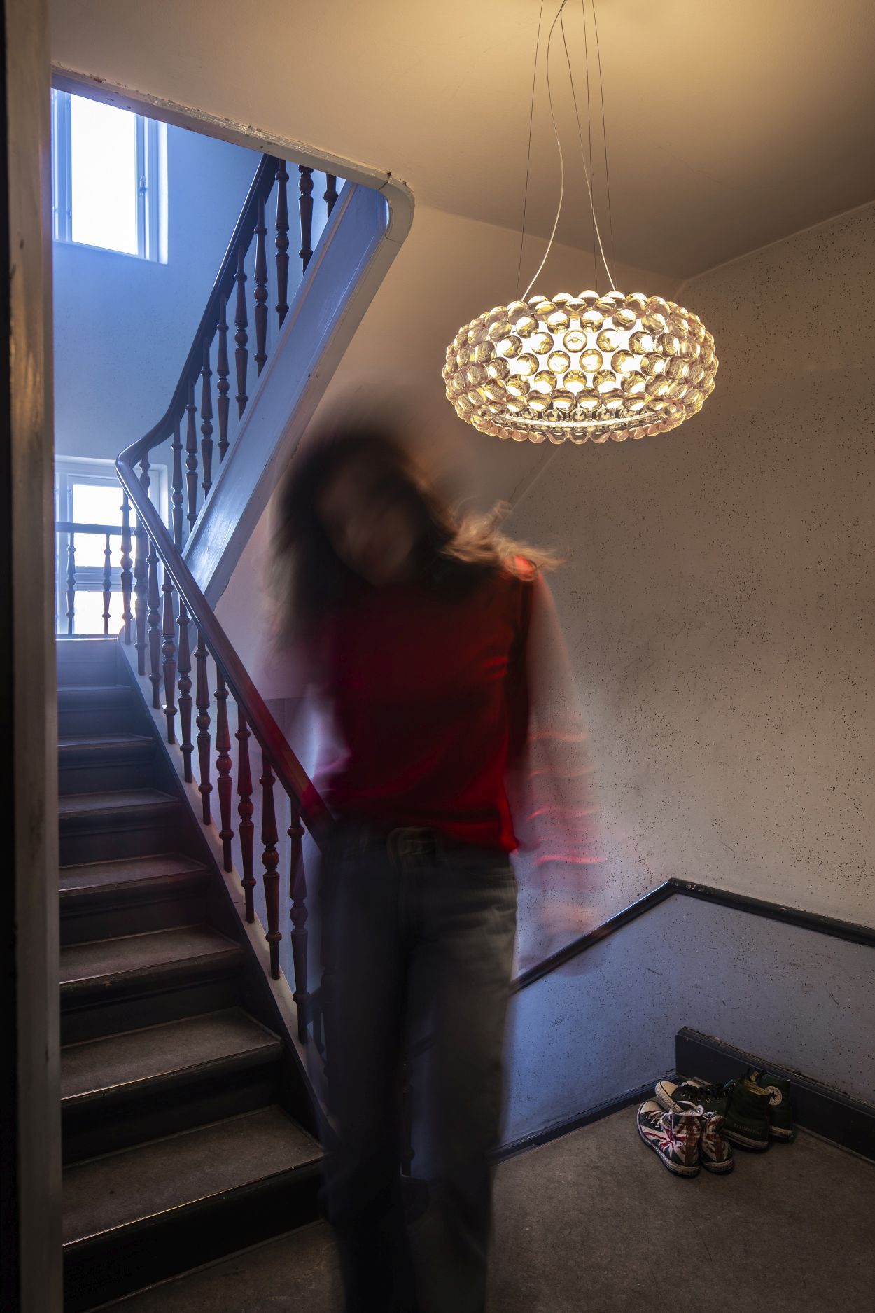 Caboche Plus Media Pendant light R7s - Transparent Foscarini