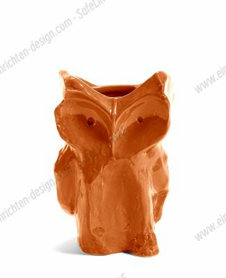 Owl Vase S Serax Orange