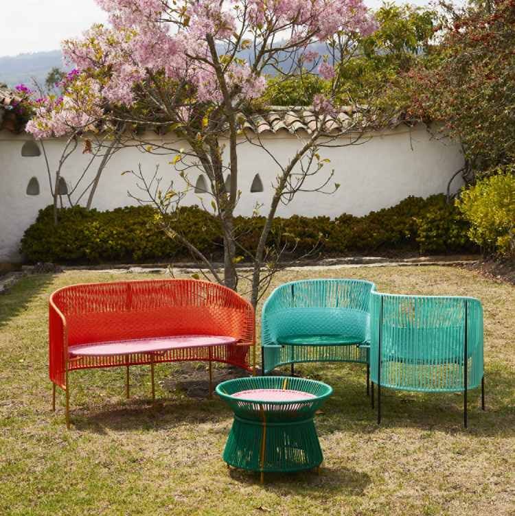 Caribe Vis a Vis Bench Outdoor ames