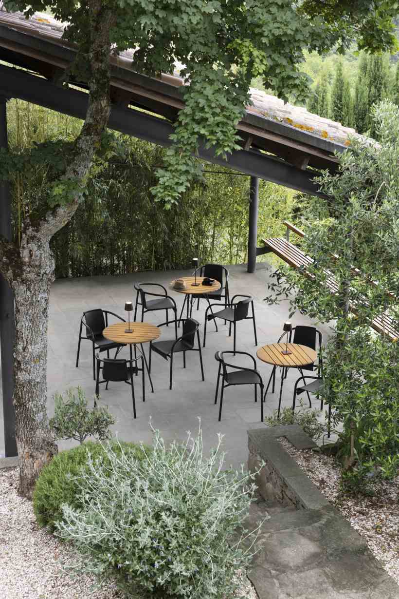 Nami Armrest Dining Chair Armrest Chair Outdoor Houe