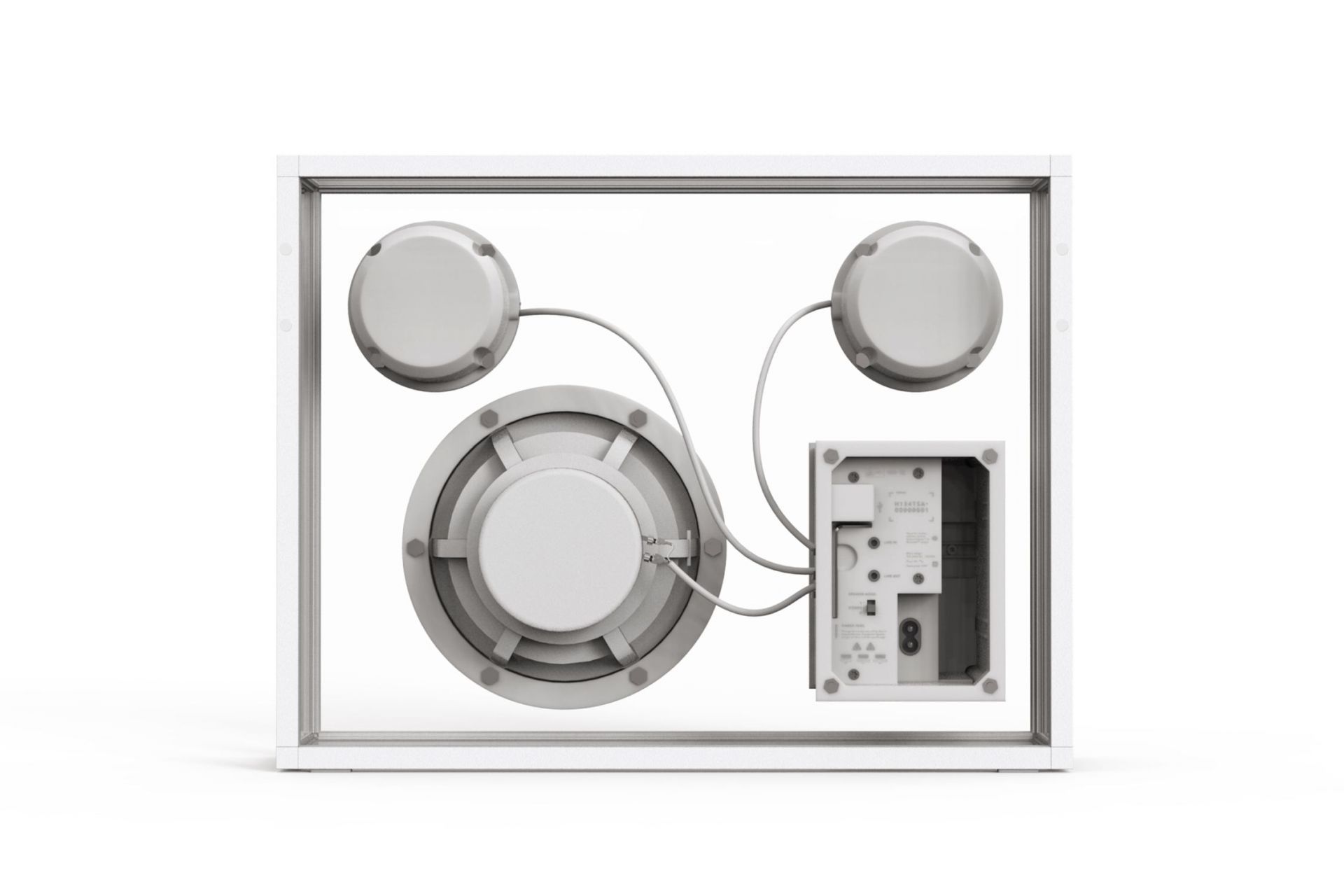 Transparent Speaker White Transparent