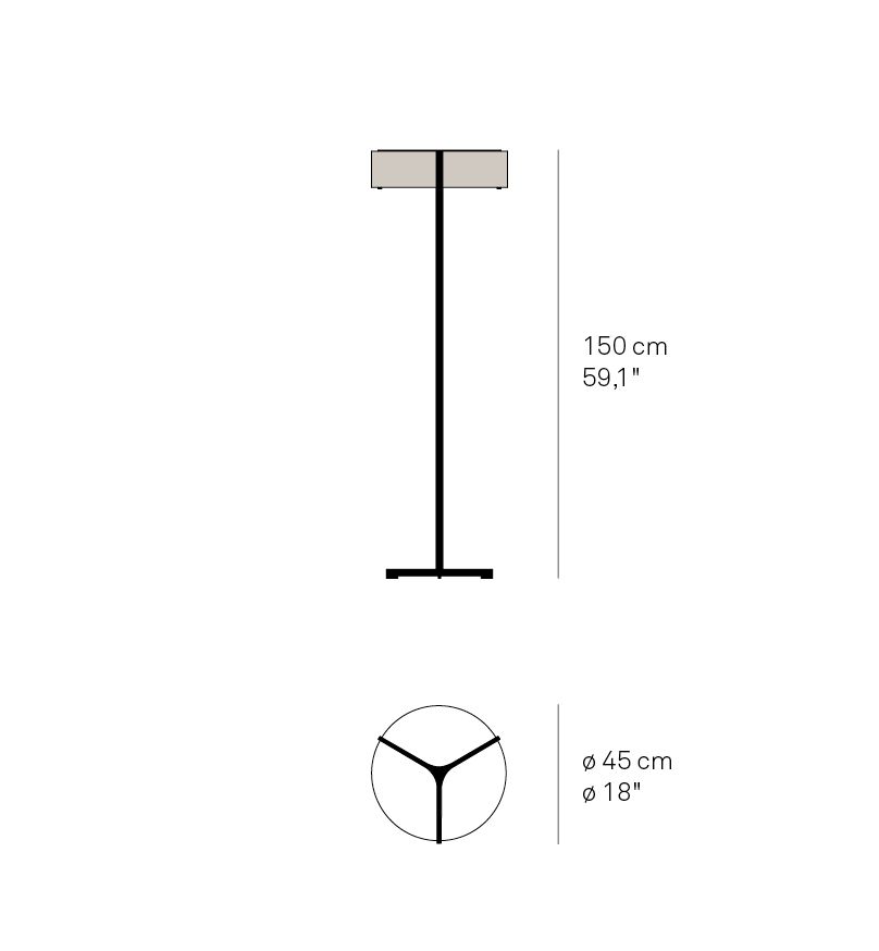 Thesis Floor LED floor lamp LZF Lamps 