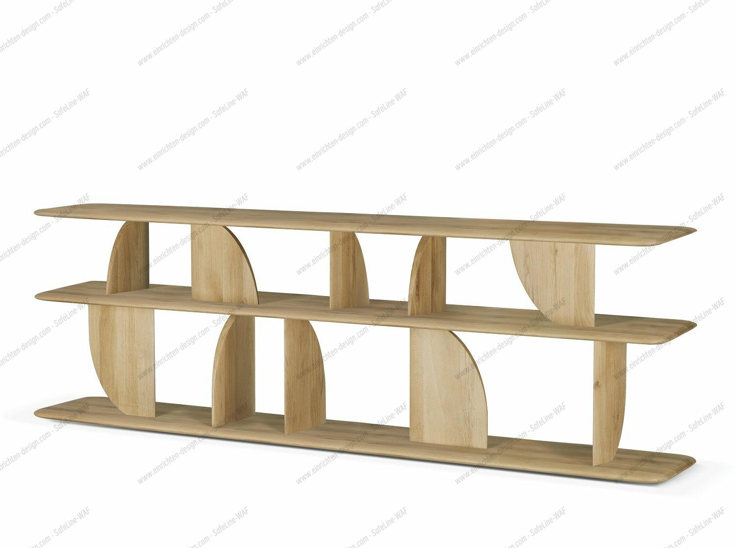 Geometric Console / Side Table Oak Ethnicraft