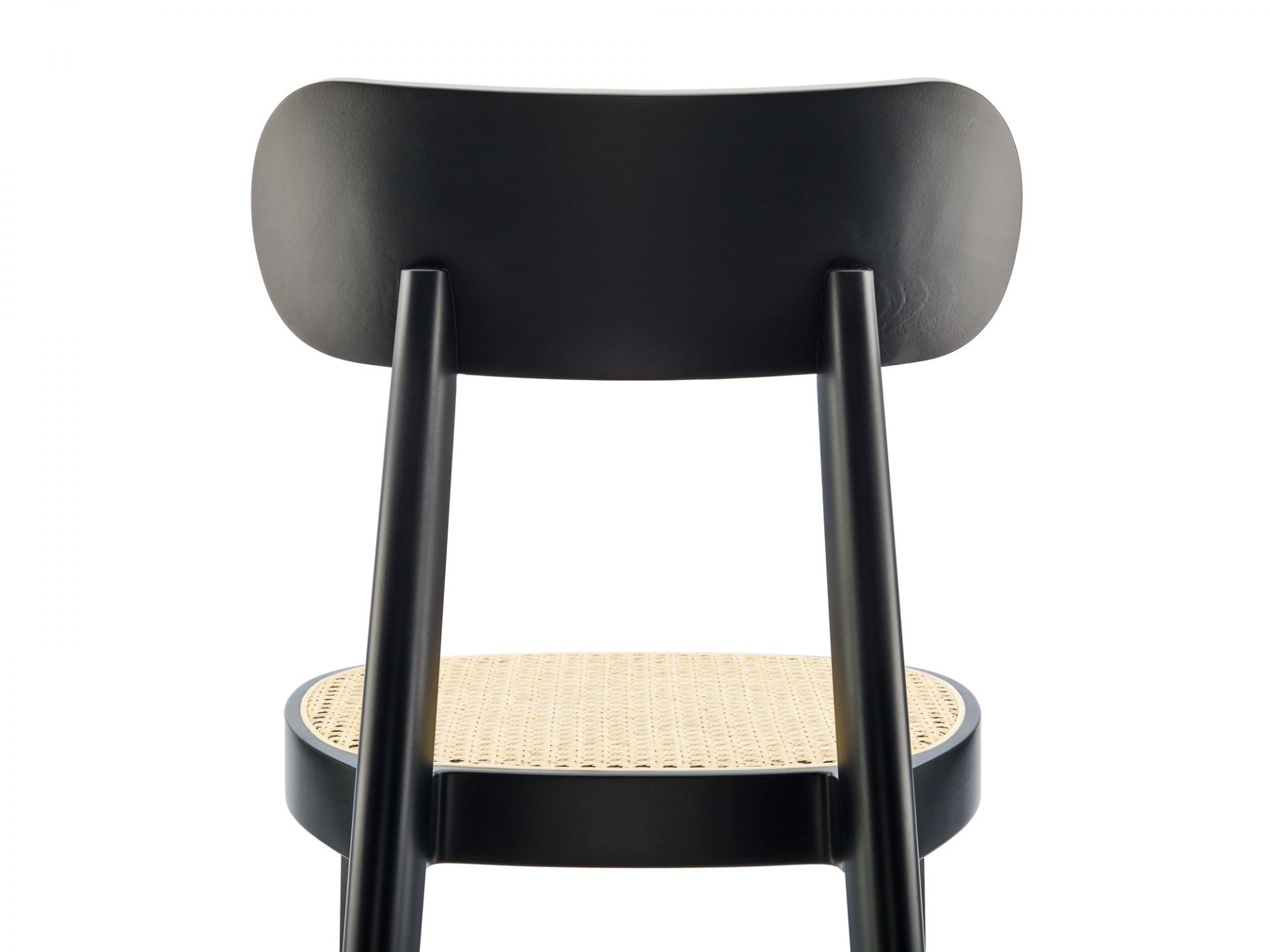 Wooden chair 118 Black TP 29 Thonet