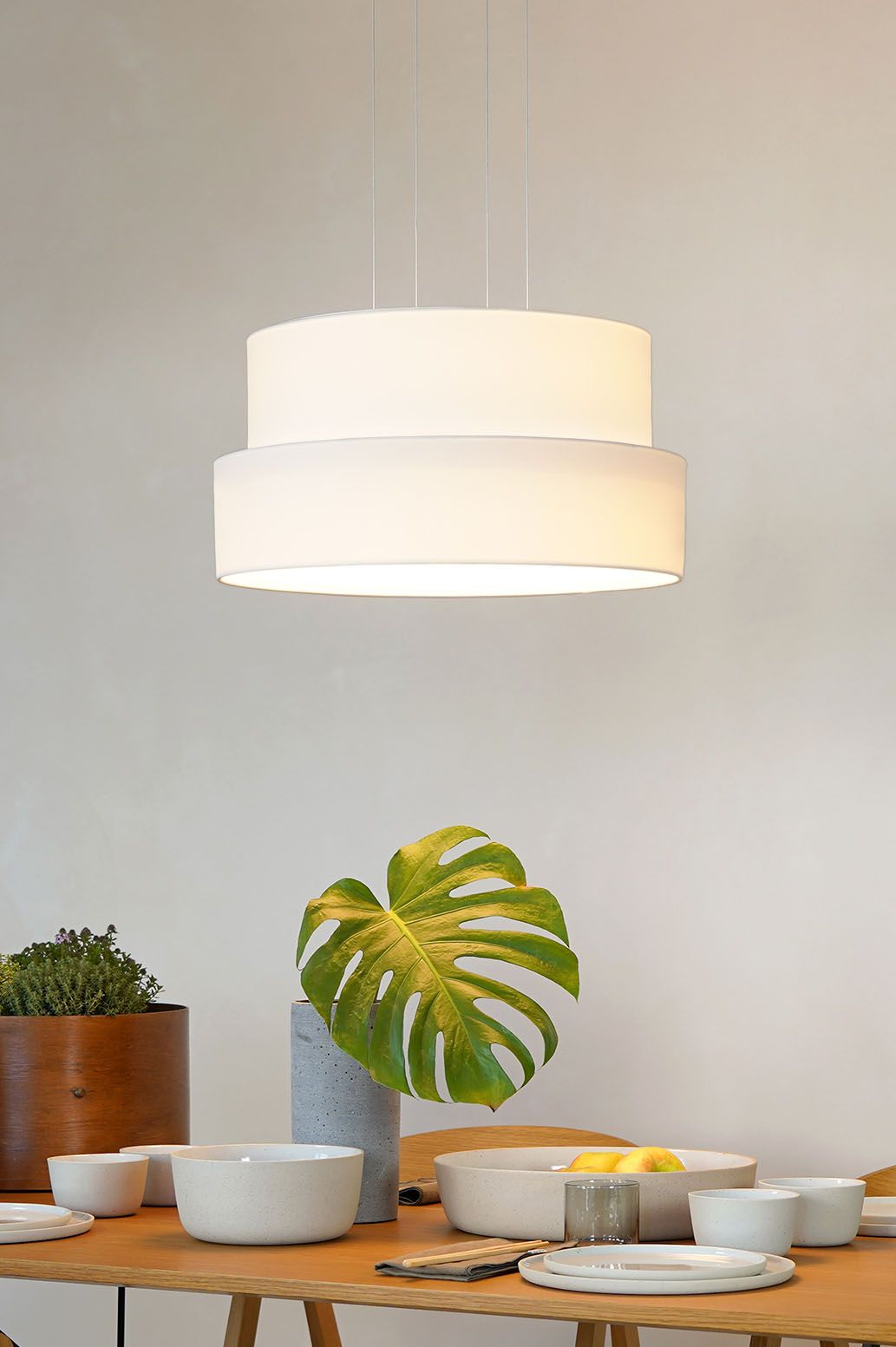 Fly pendant lamp V white Maigrau