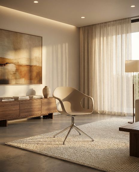Elephantino swivel armchair Kristalia