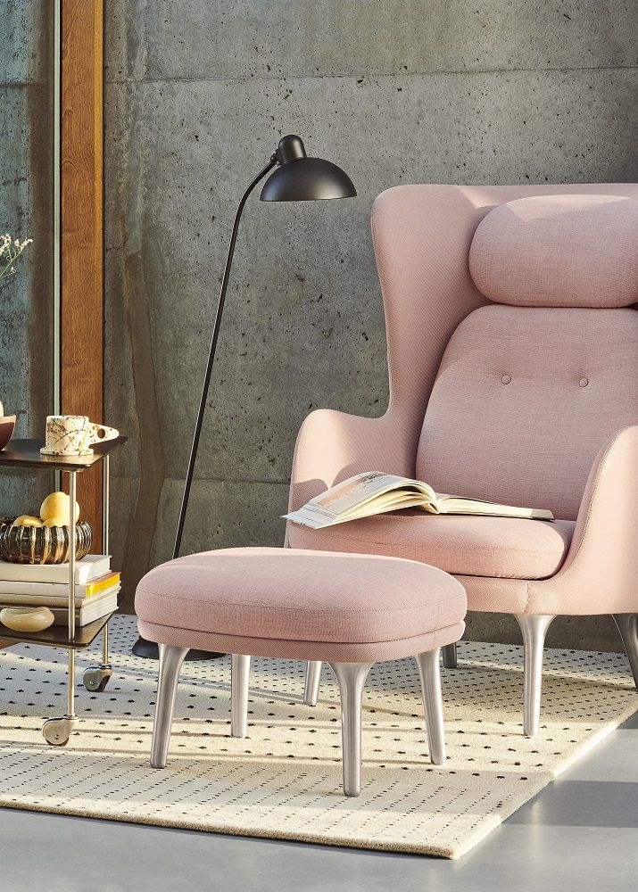 JH11 / JH12 Footstool for Ro Armchair Fritz Hansen