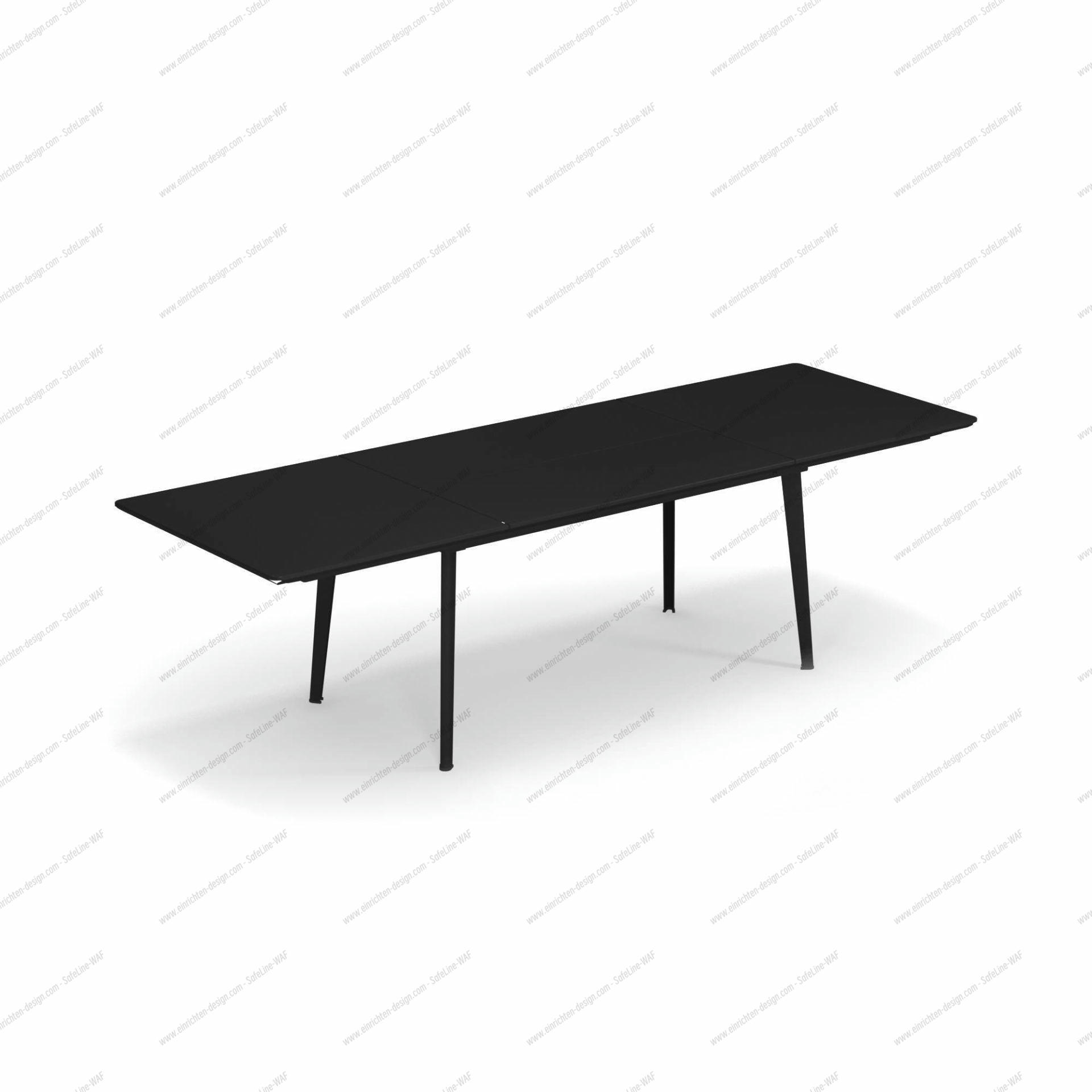 Plus4 Outdoor Extending table Emu black
