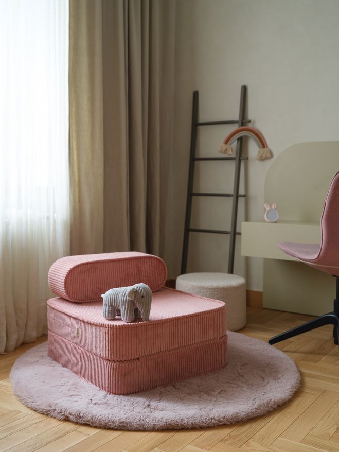 Children's folding chair Wigiwama Pink Mousse