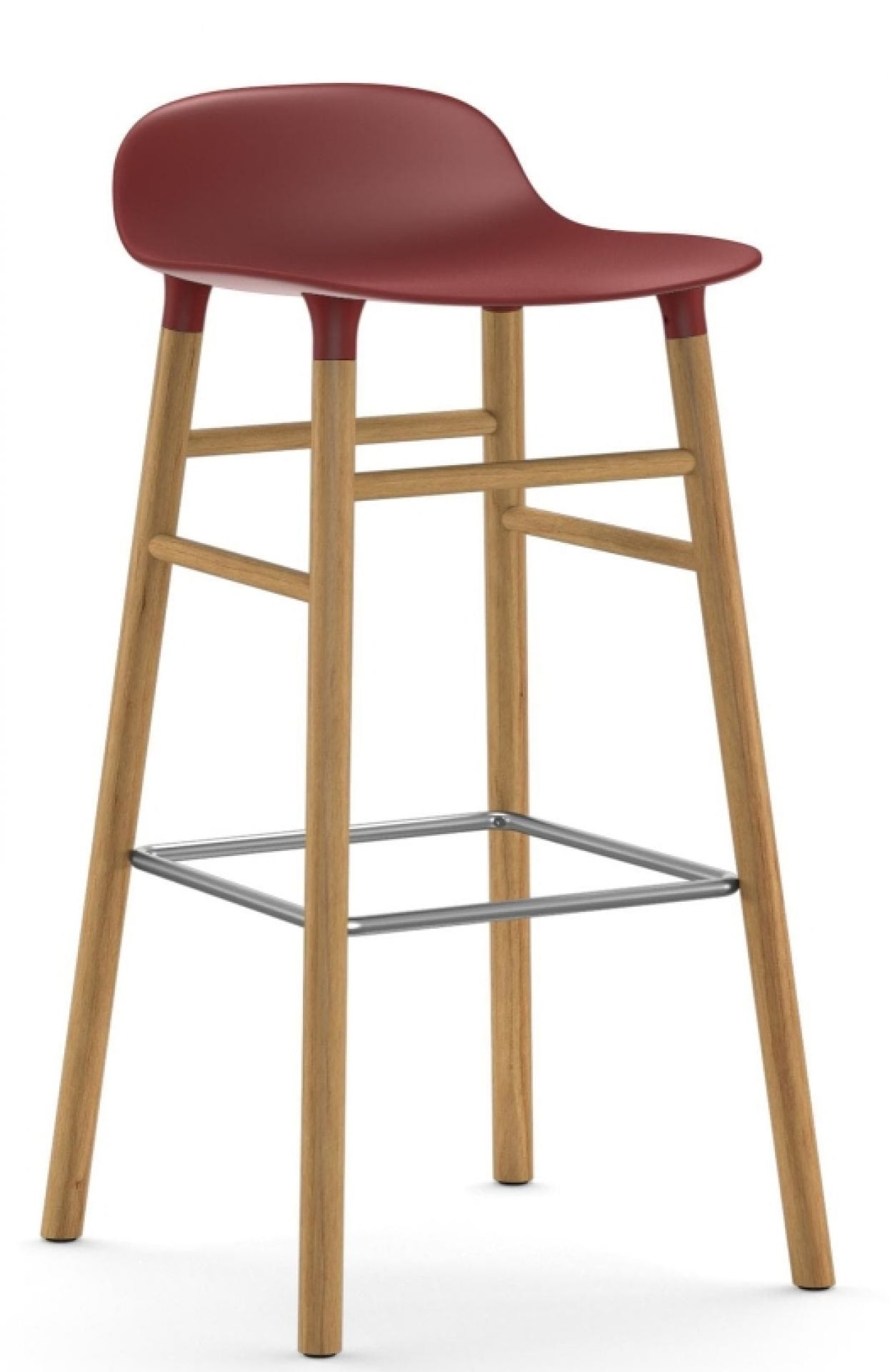 Form Barstool  H 75 cm Wood Normann Copenhagen