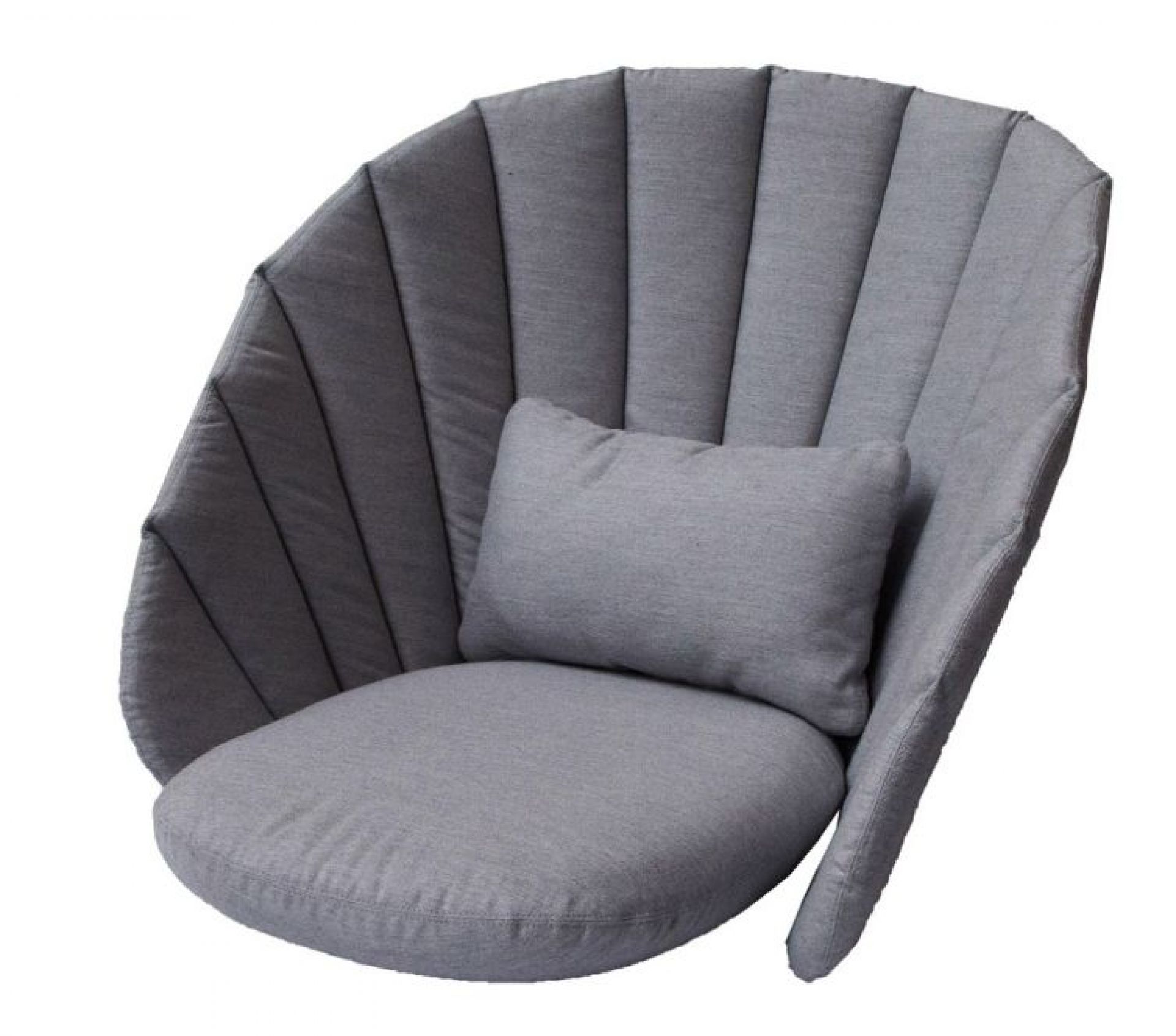 Peacock Outdoor Cushion for Lounge chair Cane-Line gray