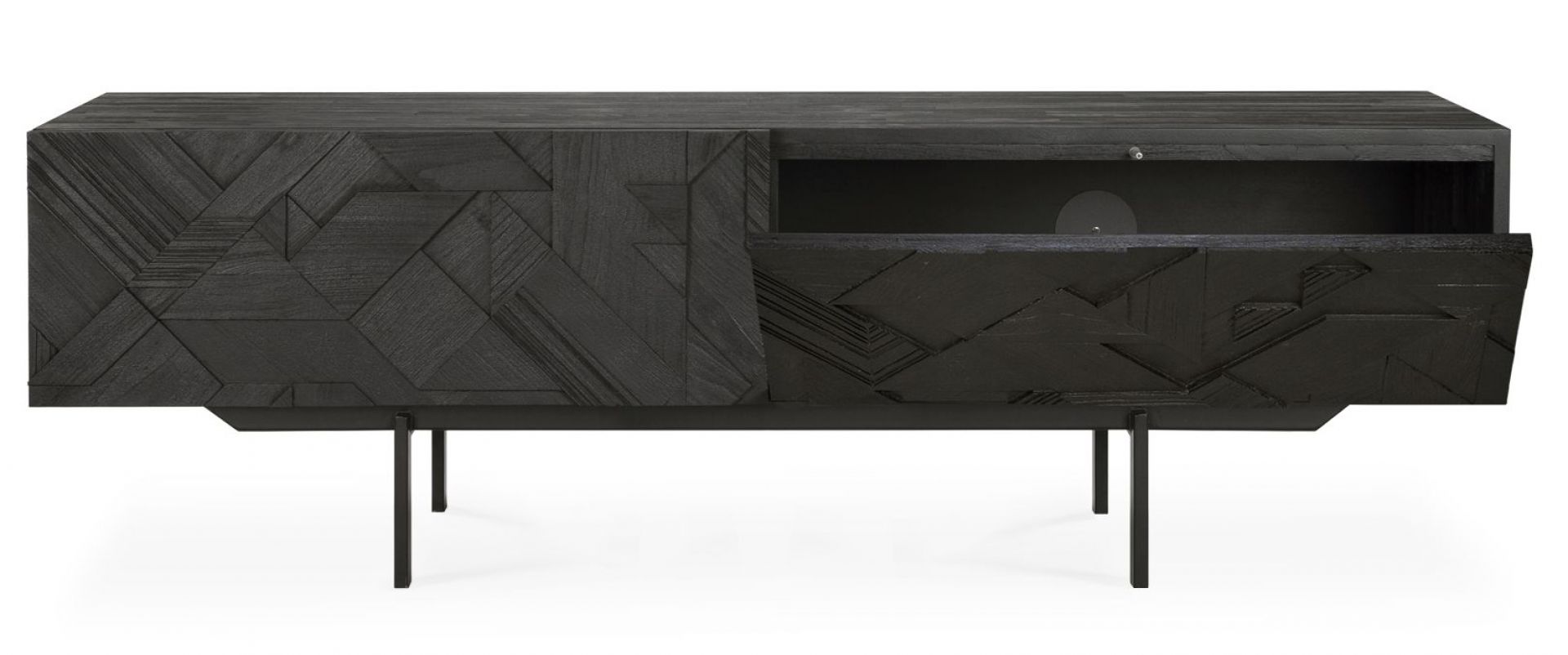 Graphic TV cupboard Teak Ethnicraft
