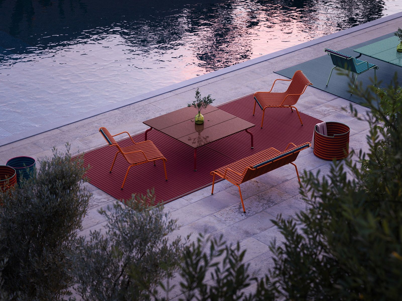 South Outdoor Lounge Armchair Magis