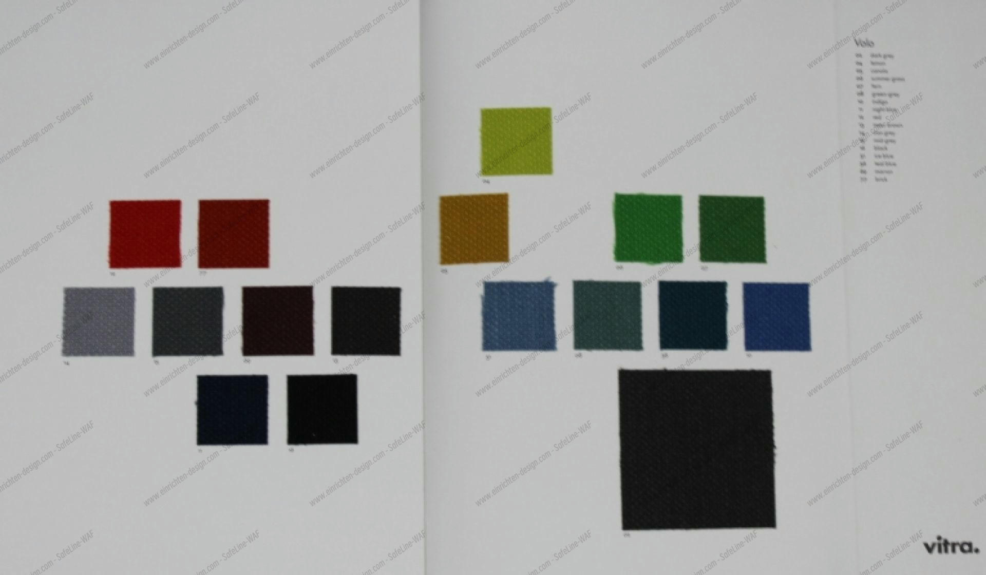 Sample Card Volo Vitra