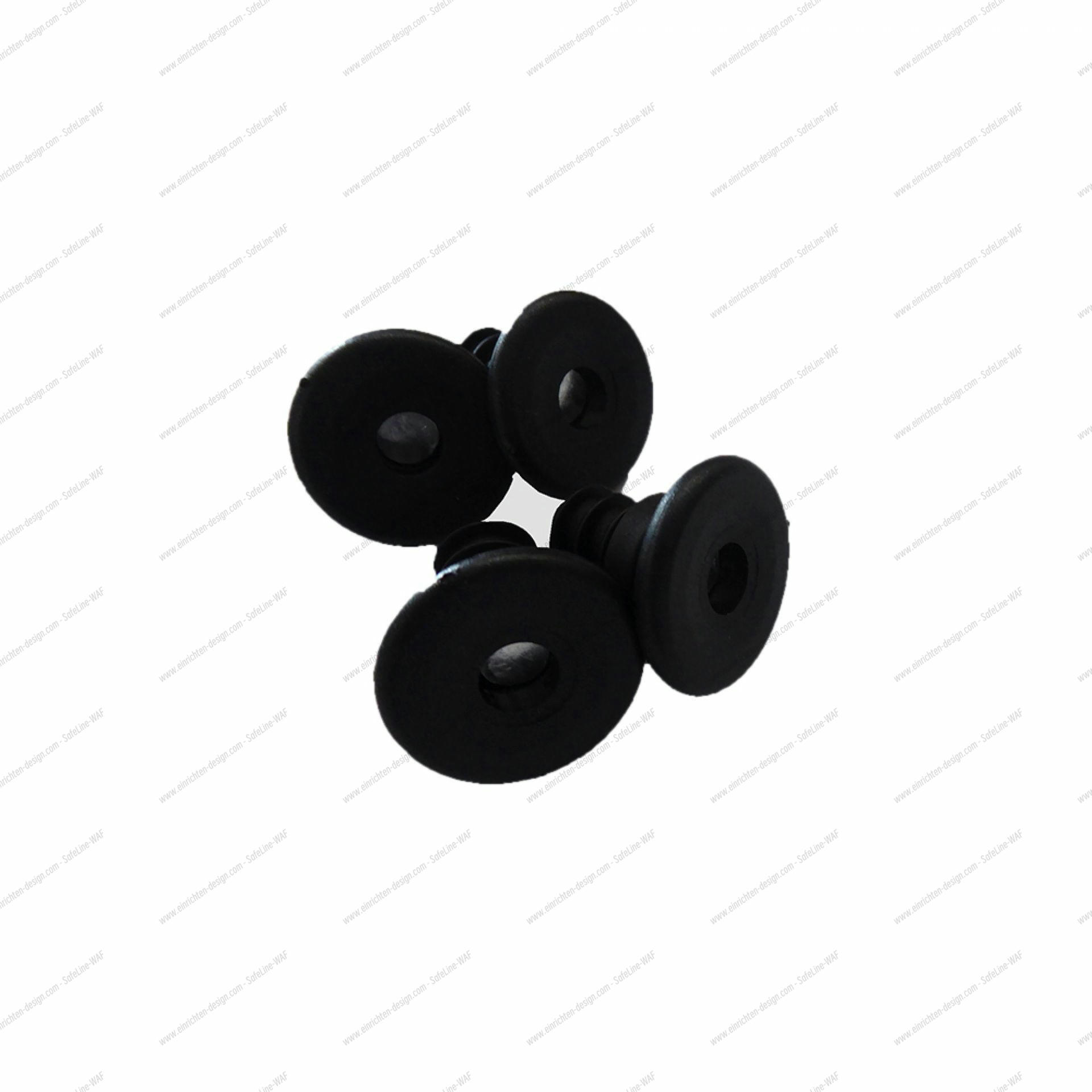Plastic slides set for Eames Plastic Chair DSX, DAX, DKX, DAL Vitra