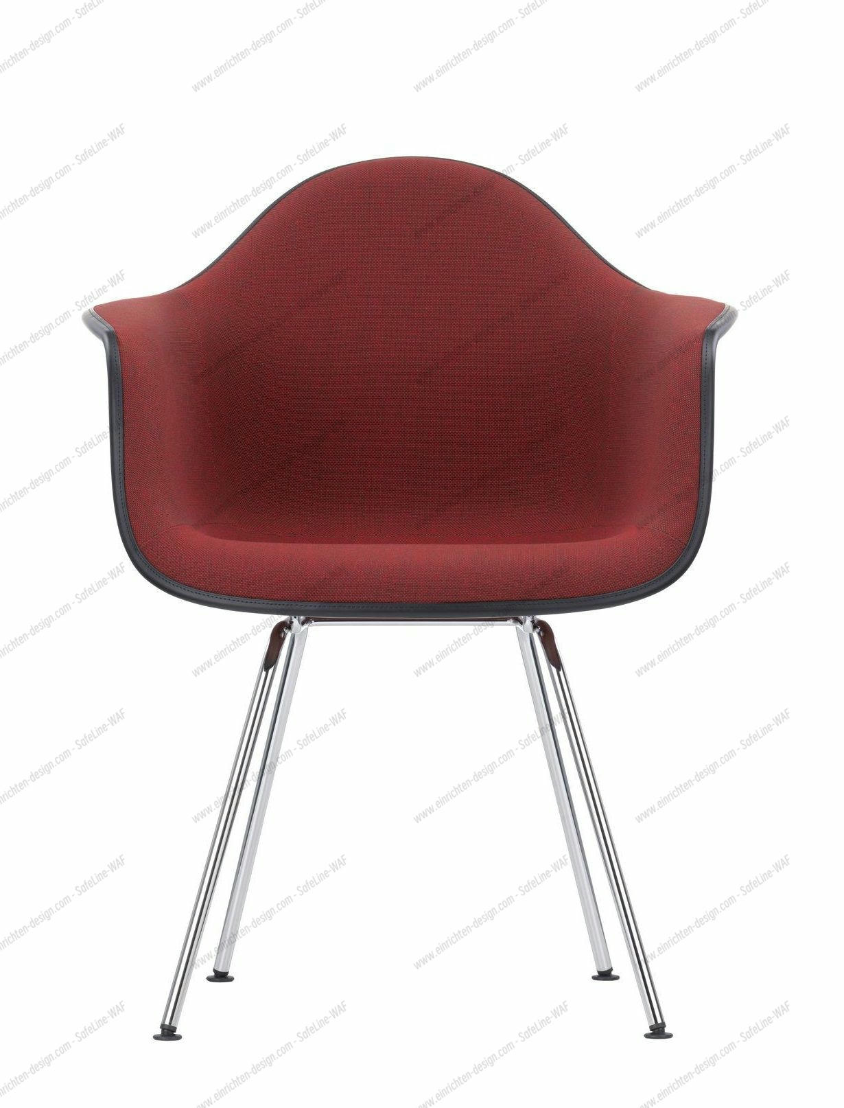 Eames Plastic Arm Chair DAX Chair Fully upholstered Vitra