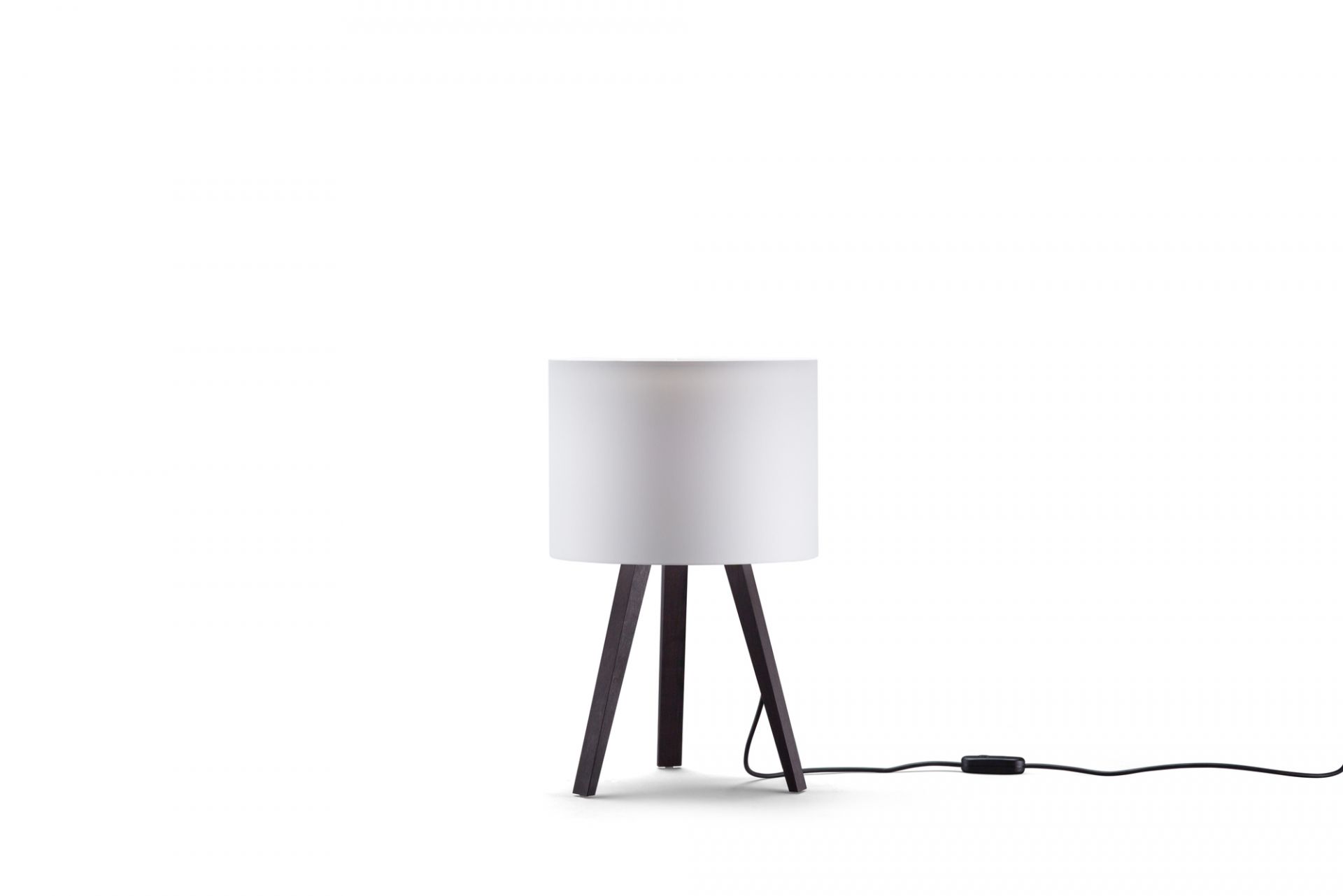Luca Stand little table lamp smoked oak / white maigrau