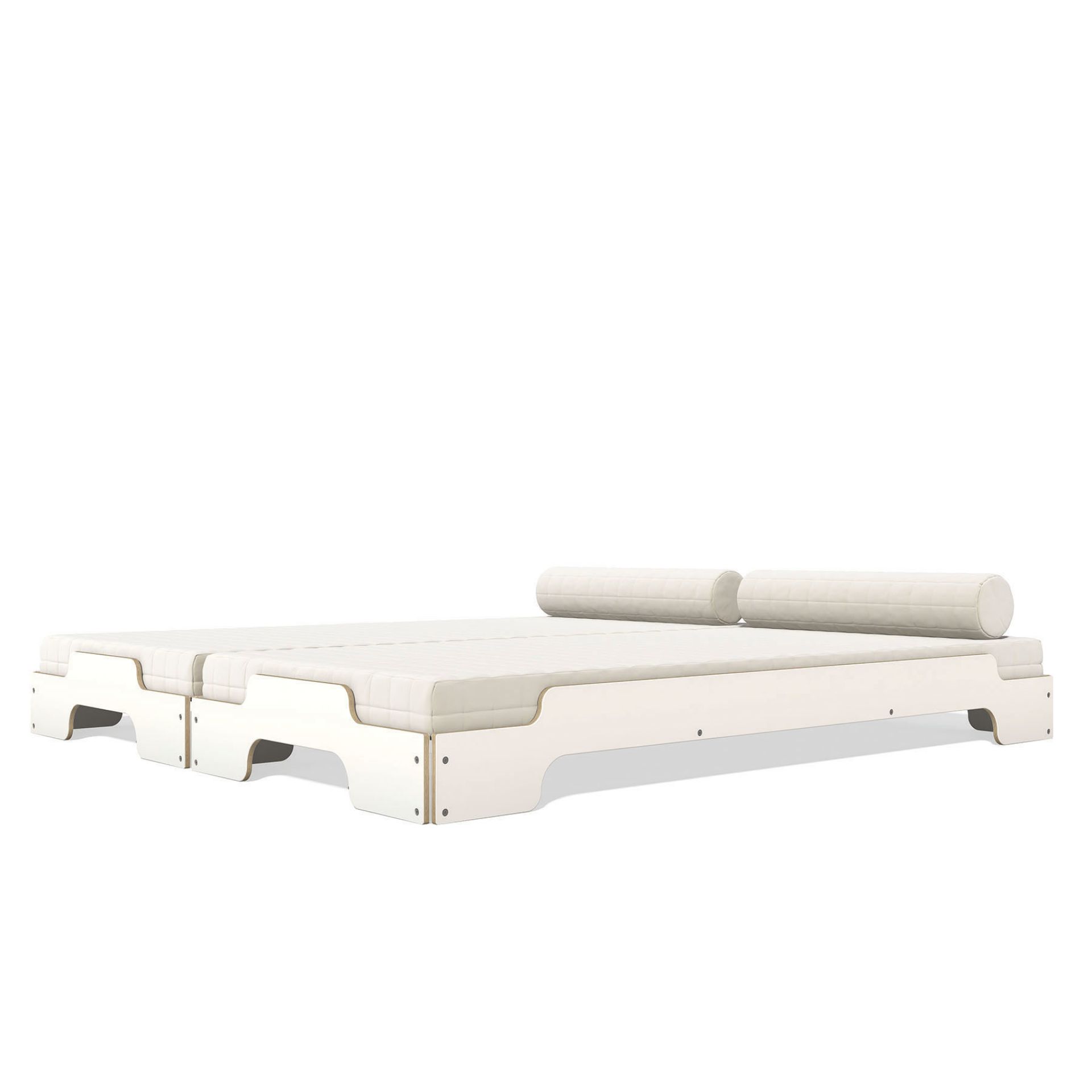 Pair of clamps for stackable bed Müller Möbelwerkstätten