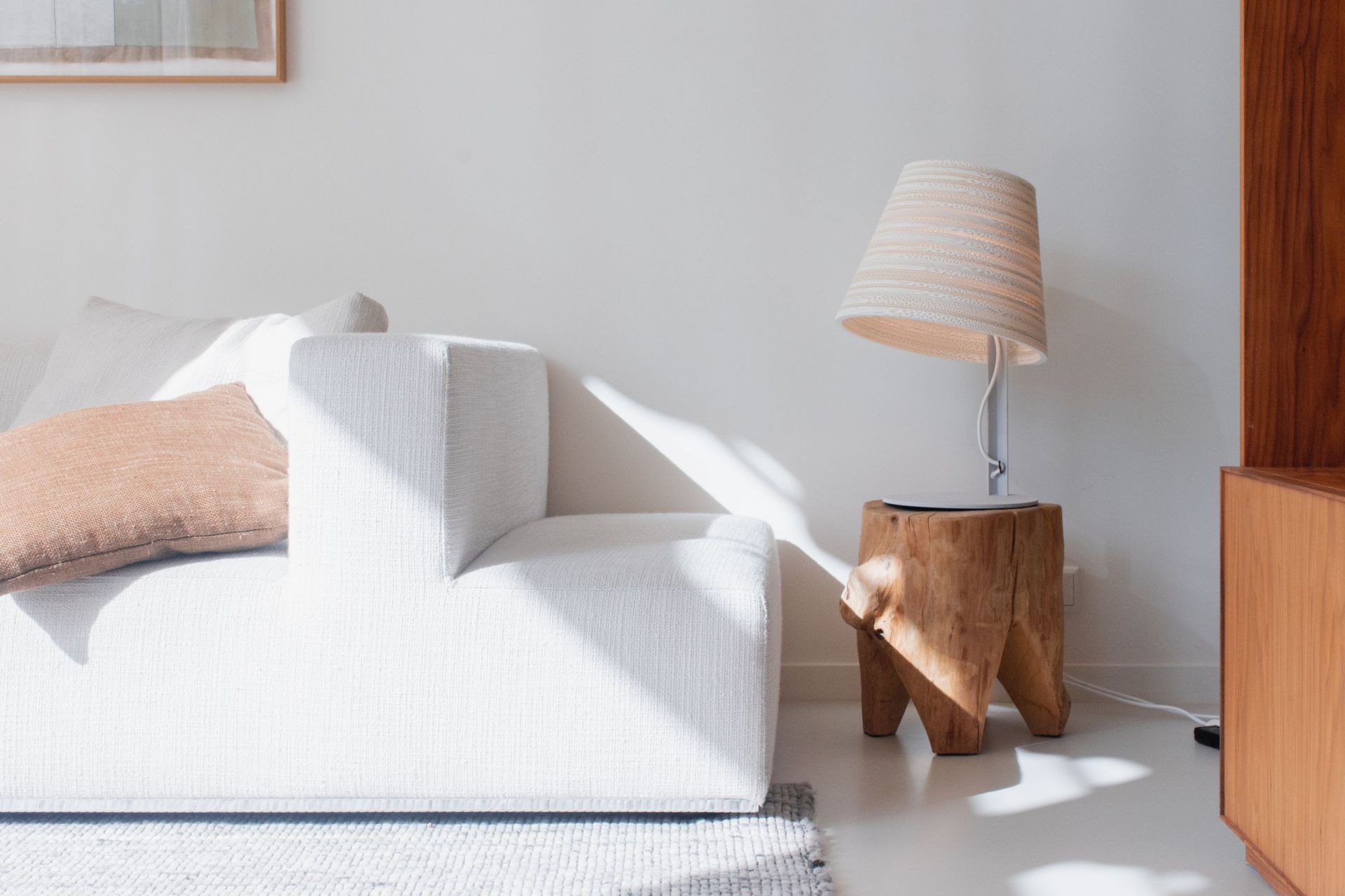 Tilt Table Lamp Scraplights white Graypants