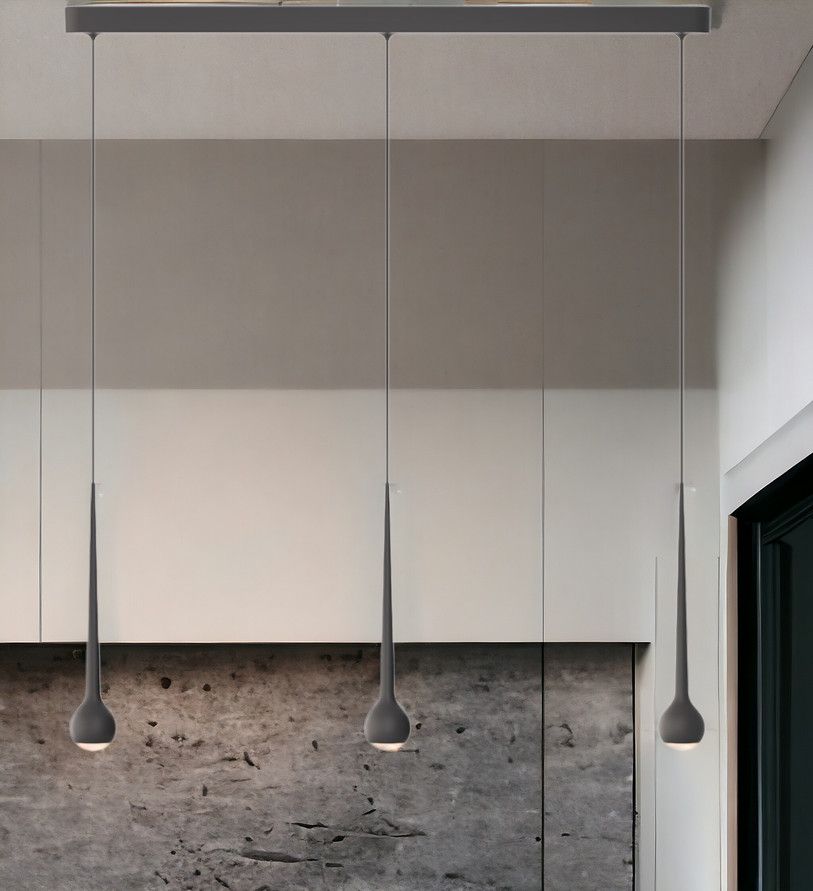 Falling Sun Trace pendant light Grau