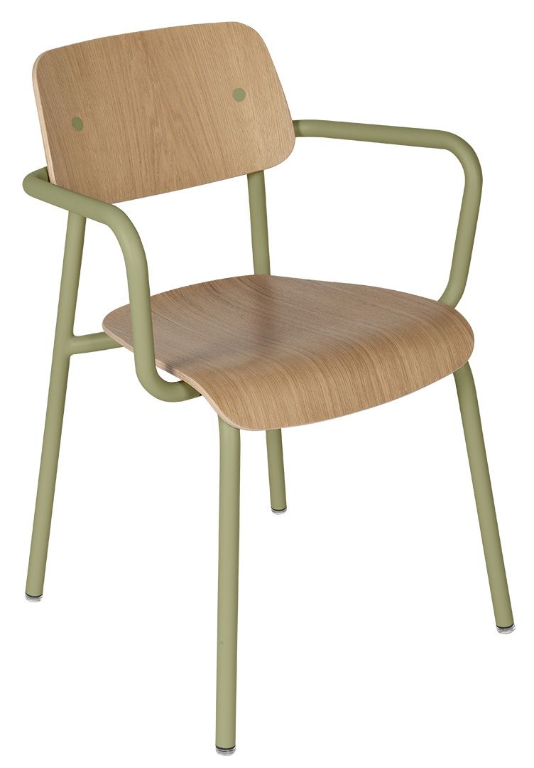 Study Bridge oak armchair Outdoor Fermob