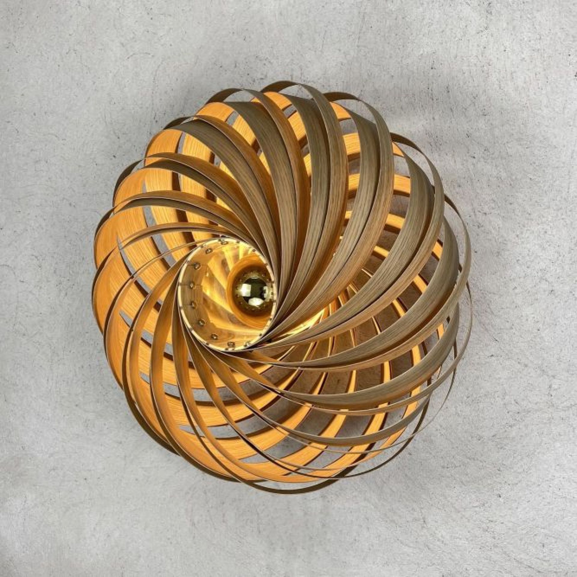 Veneria Wall lamp Oak Ø50 cm Gofurnit