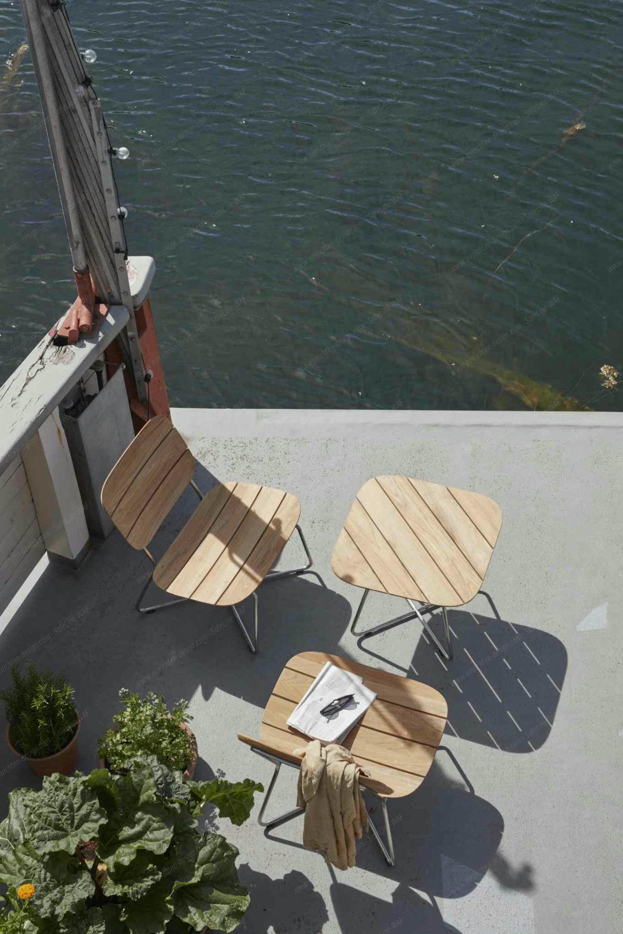 Lilium Lounge Table Outdoor Skagerak by Fritz Hansen 
