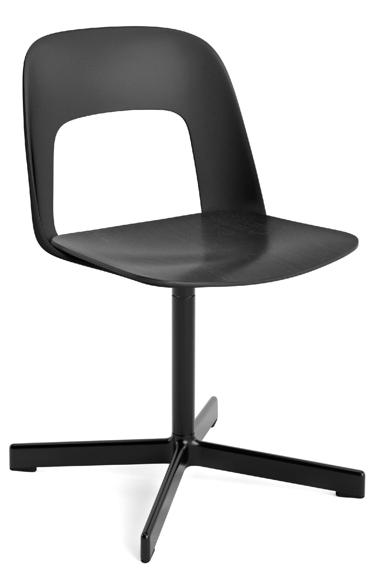 Layout Side Chair 132 4-star swivel base chair Hay 