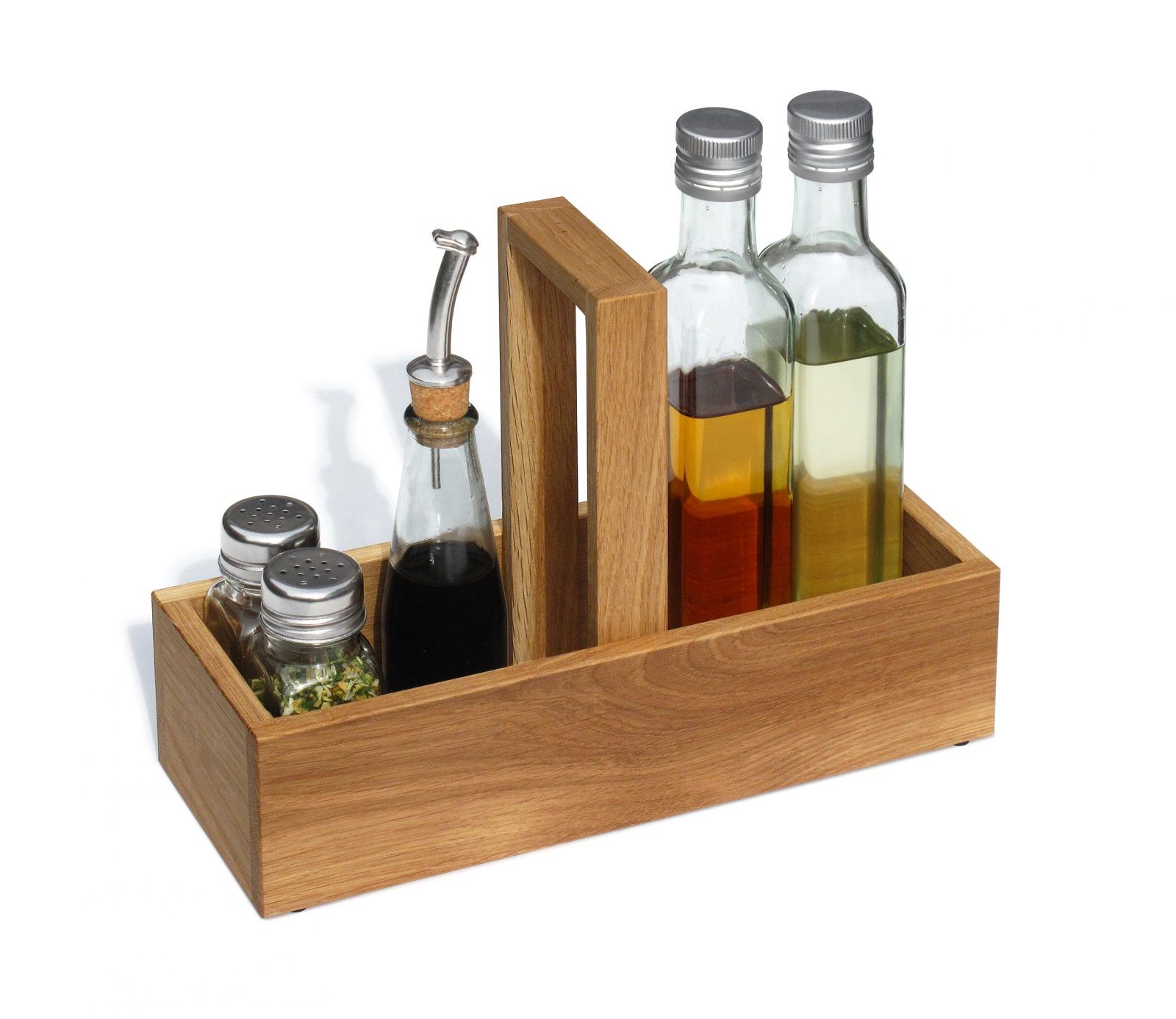 Table box for vinegar and oil Side by Side