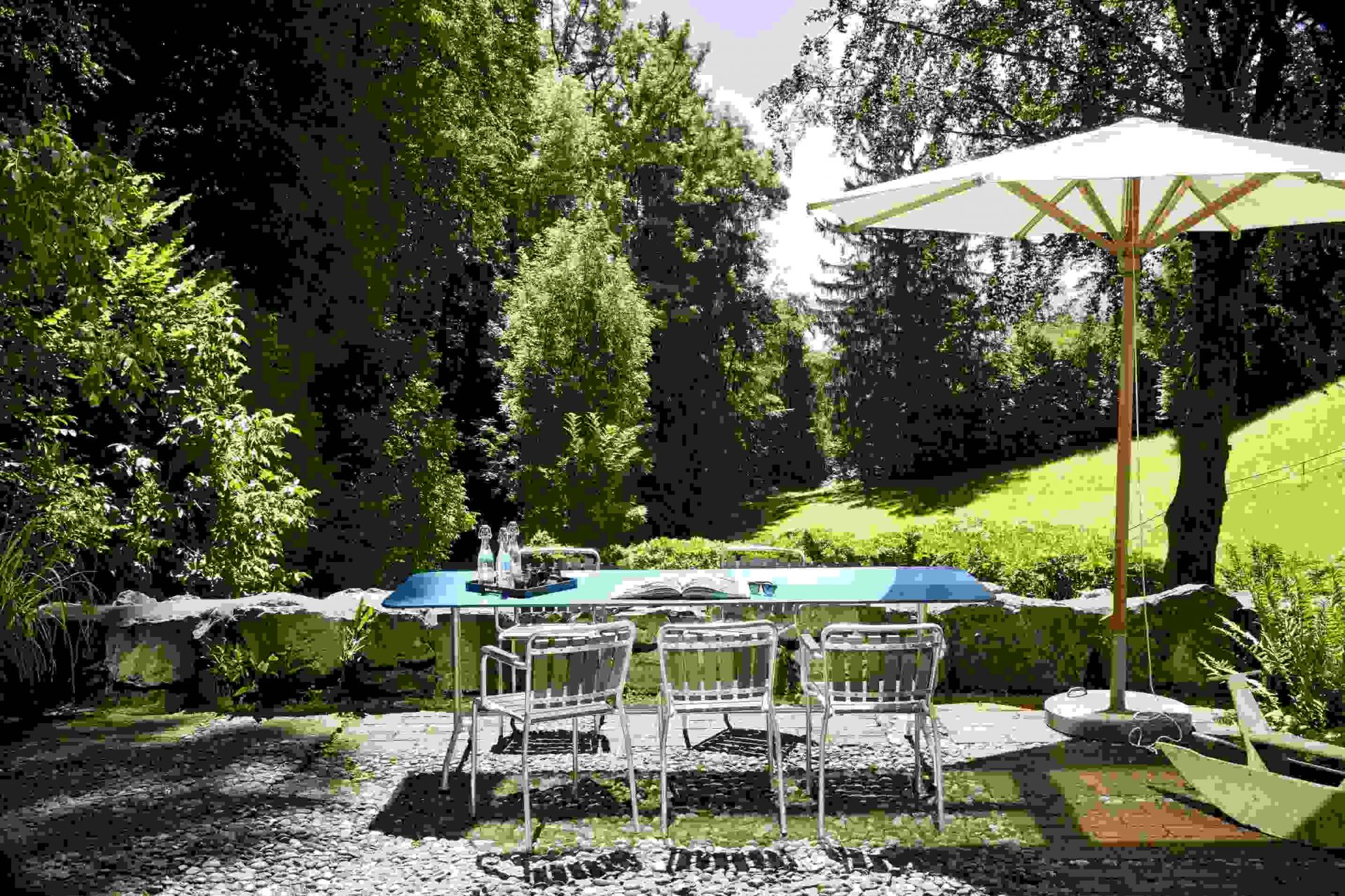 Haefeli outdoor dining table W 160 x D 80 x H 74 cm Embru   