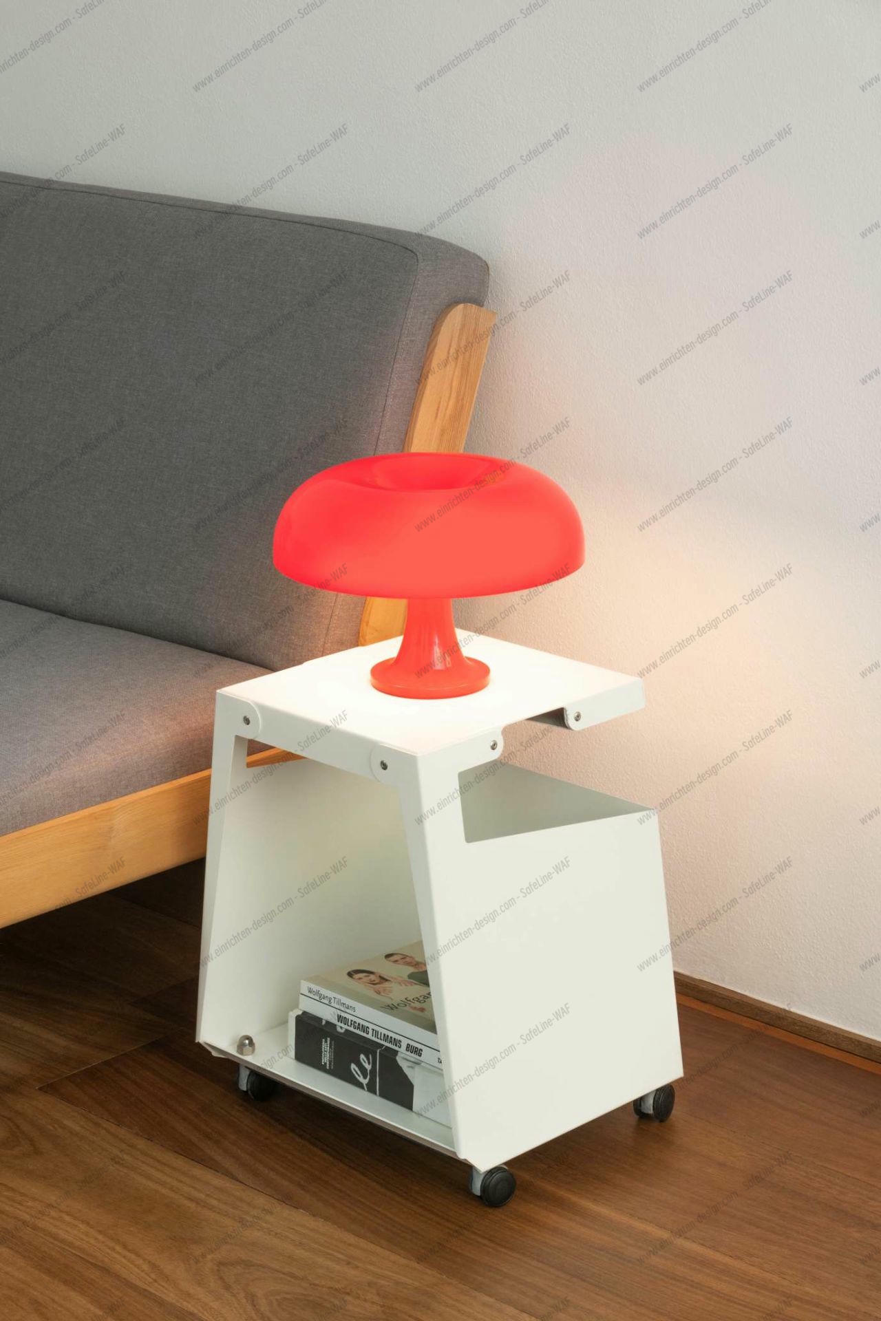 Nessino table lamp Artemide Red Nessino table lamp Artemide Red