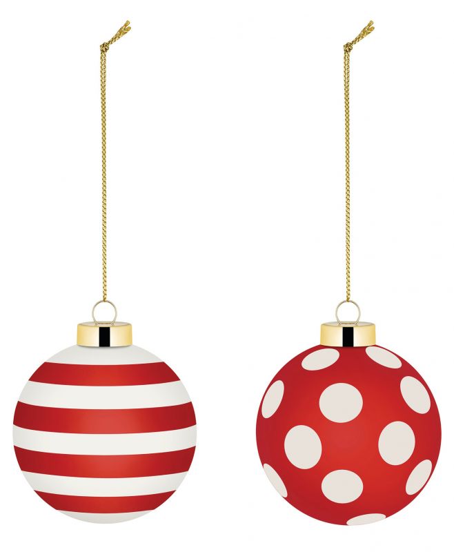 NZ04SET2 Delight Christmas bauble set Alessi 