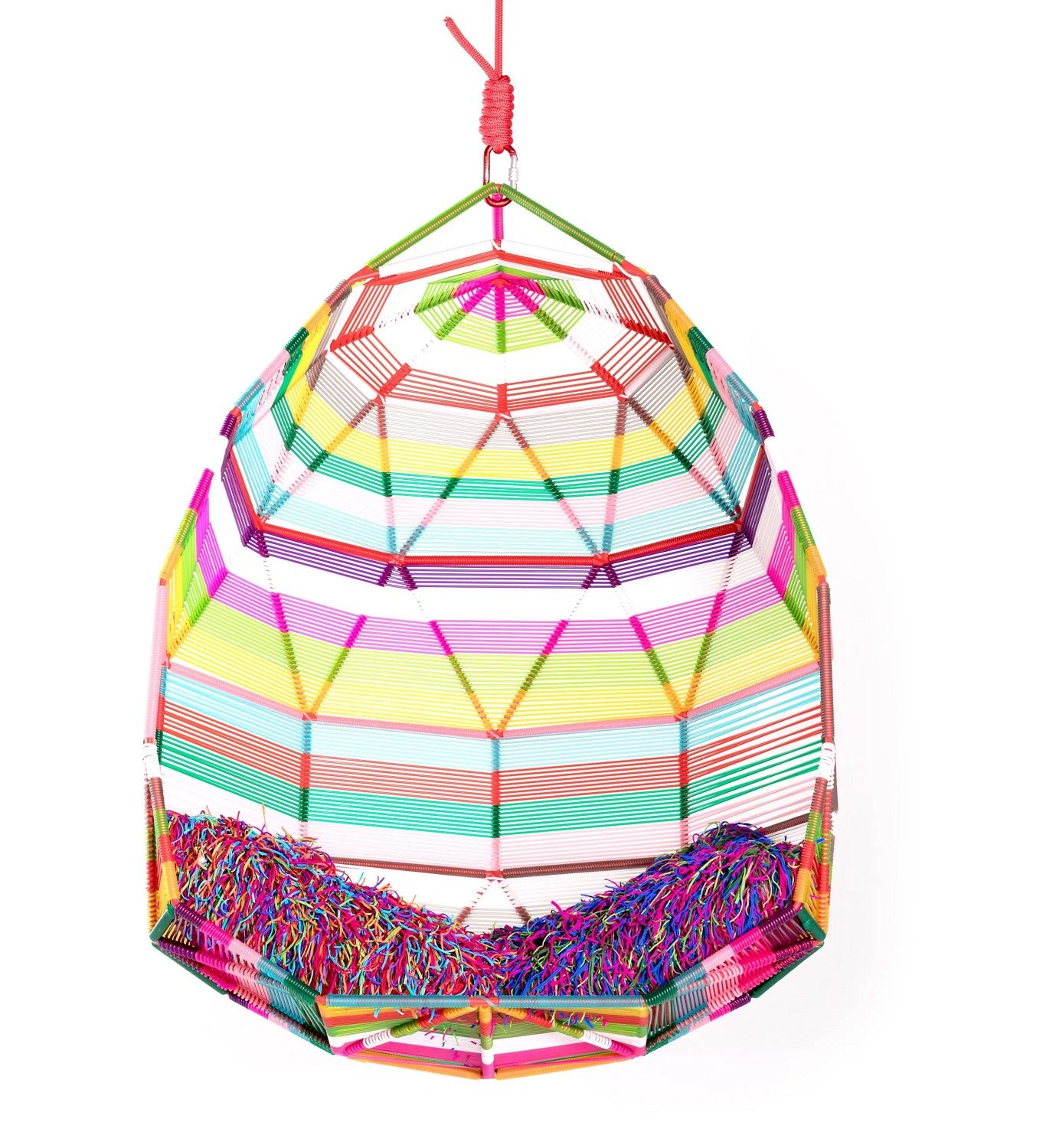 Tropicalia Cocoon Swinging nest Multicolor with 5 pillows Moroso