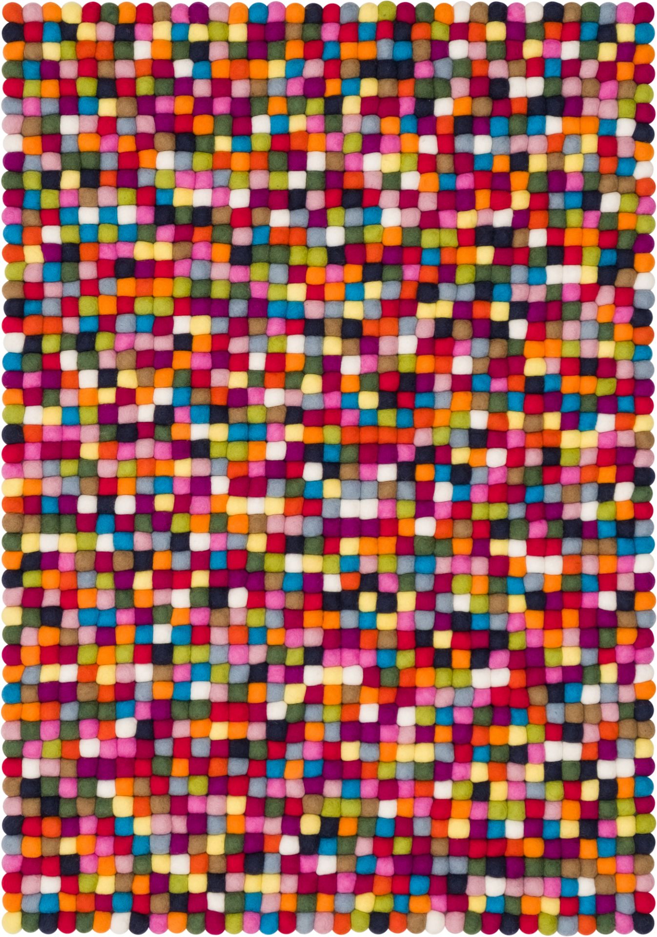 Felt ball Carpet 120x170 cm Myfelt Nela