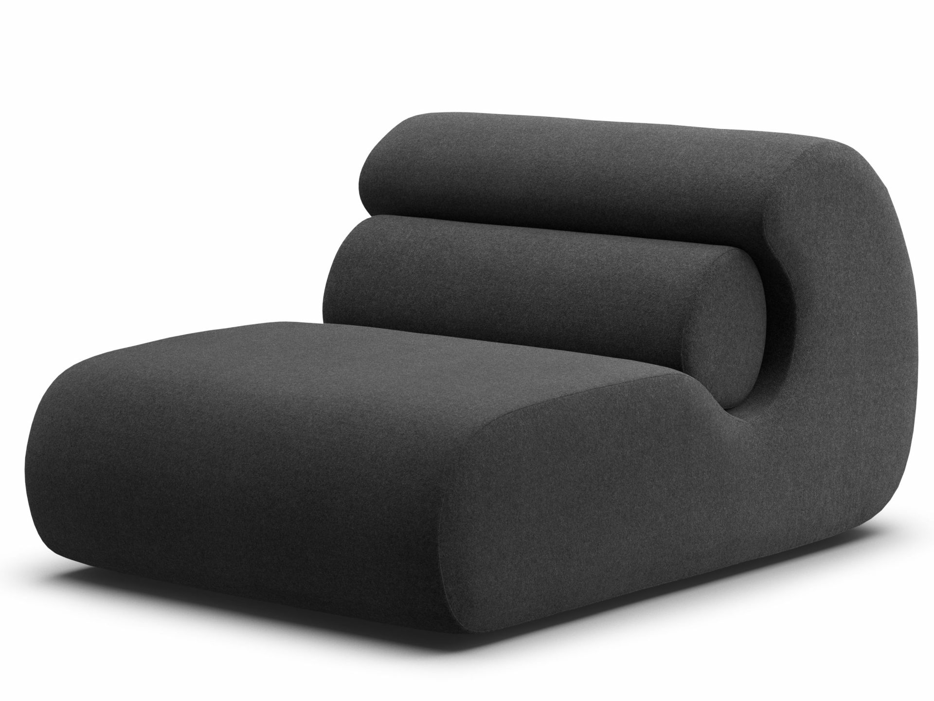 OLA Sofa Lounge Chair Anthracite - Main Line Flax MLF 28 / Cover not Removable OUT OLA Sofa Lounge Chair Anthracite - Main Line Flax MLF 28 / Cover not Removable OUT