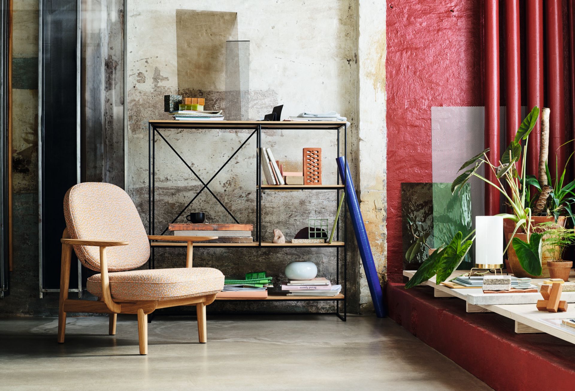 Fred Lounge Chair oak dark stained Fritz Hansen