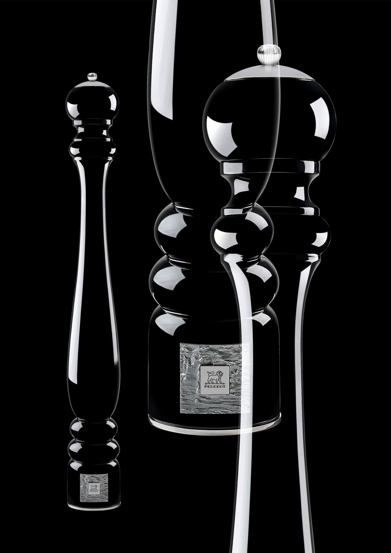 Paris Prestige Pepper Mill Black 110 cm Peugeot