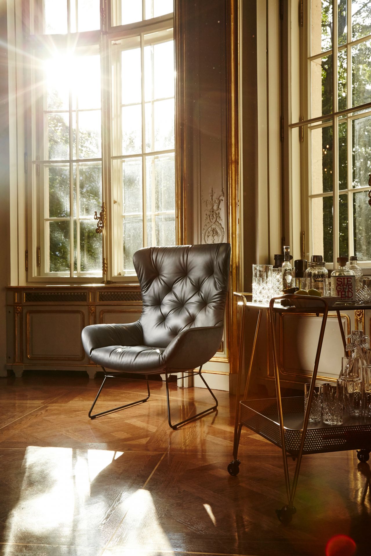 Leya wingback armchair Freifrau Manufaktur FREIFRAU LEWCH