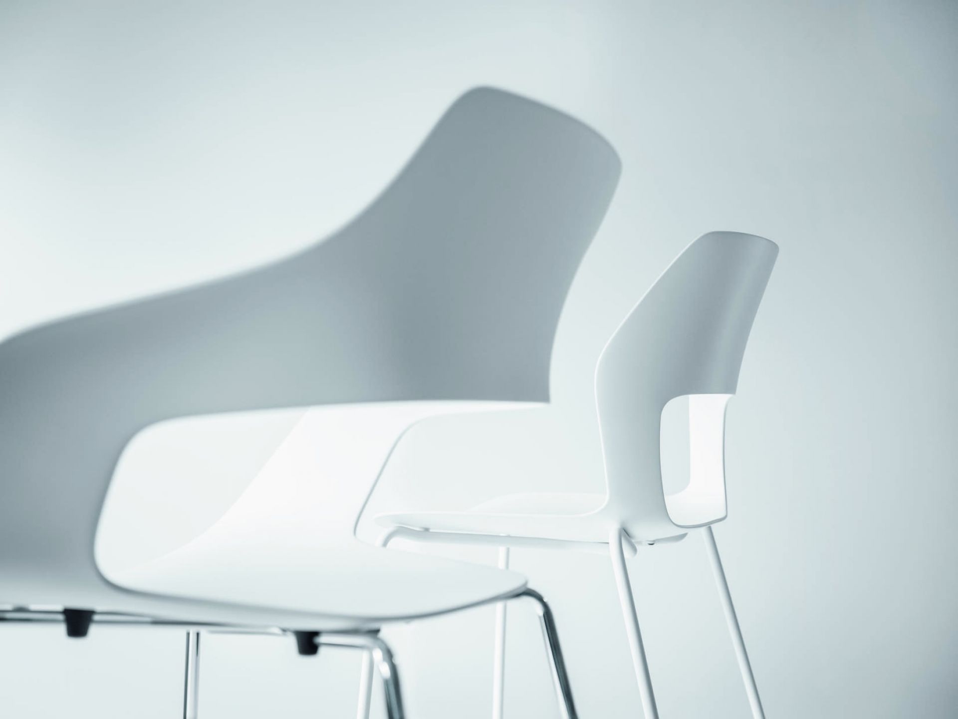 Occo Universal armchair with seat cushion Wilkhahn