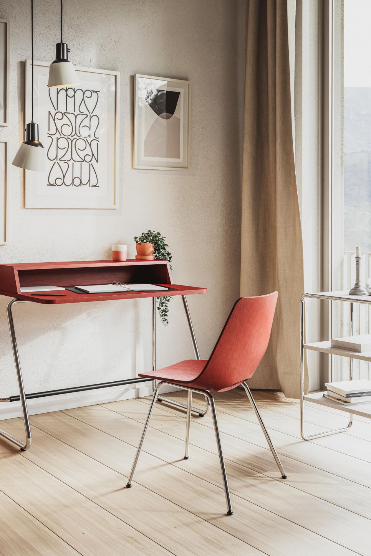 S 661 Tubular steel chair Thonet