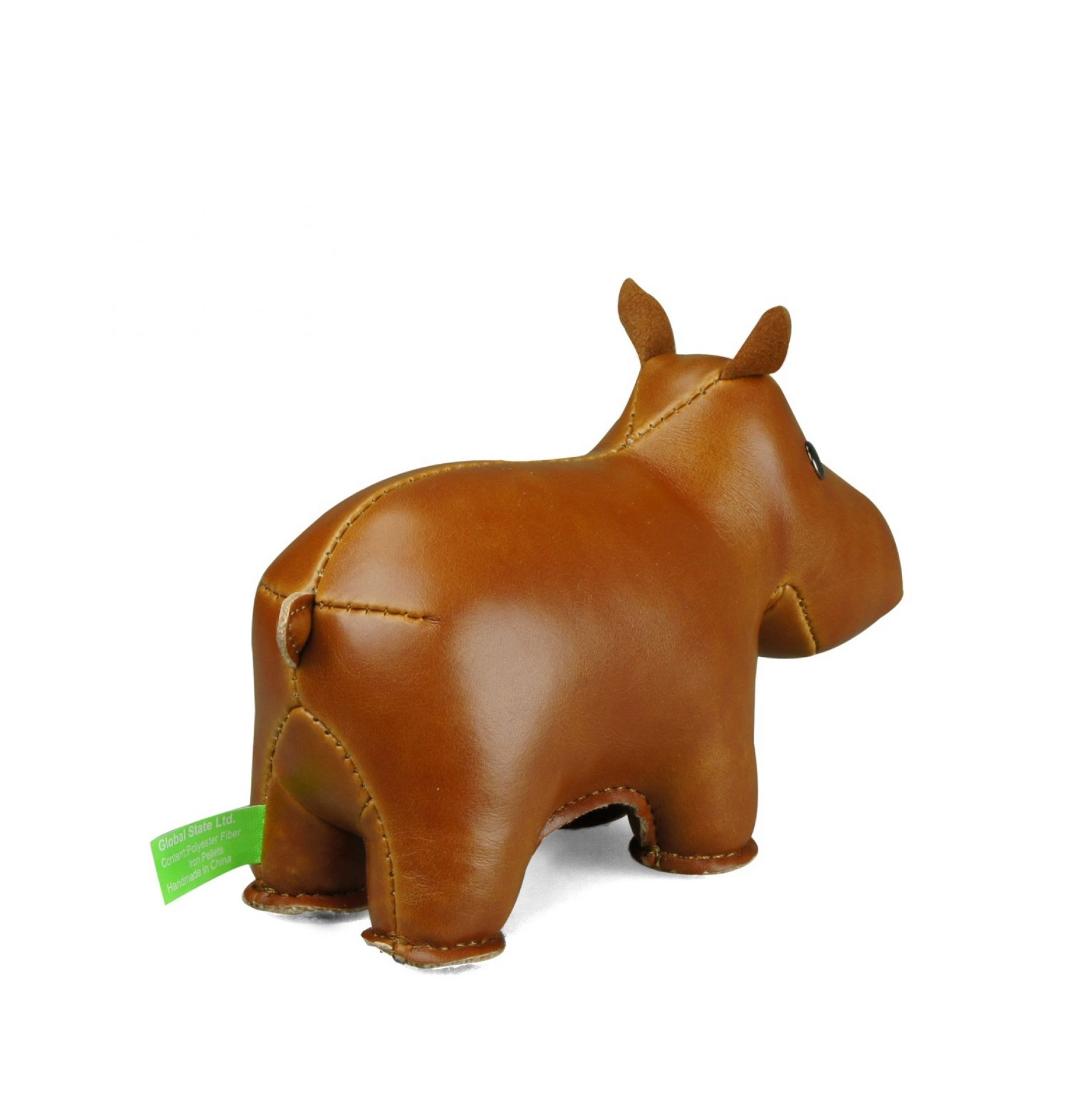 Paperweight Classic Hippo Tan/White Züny